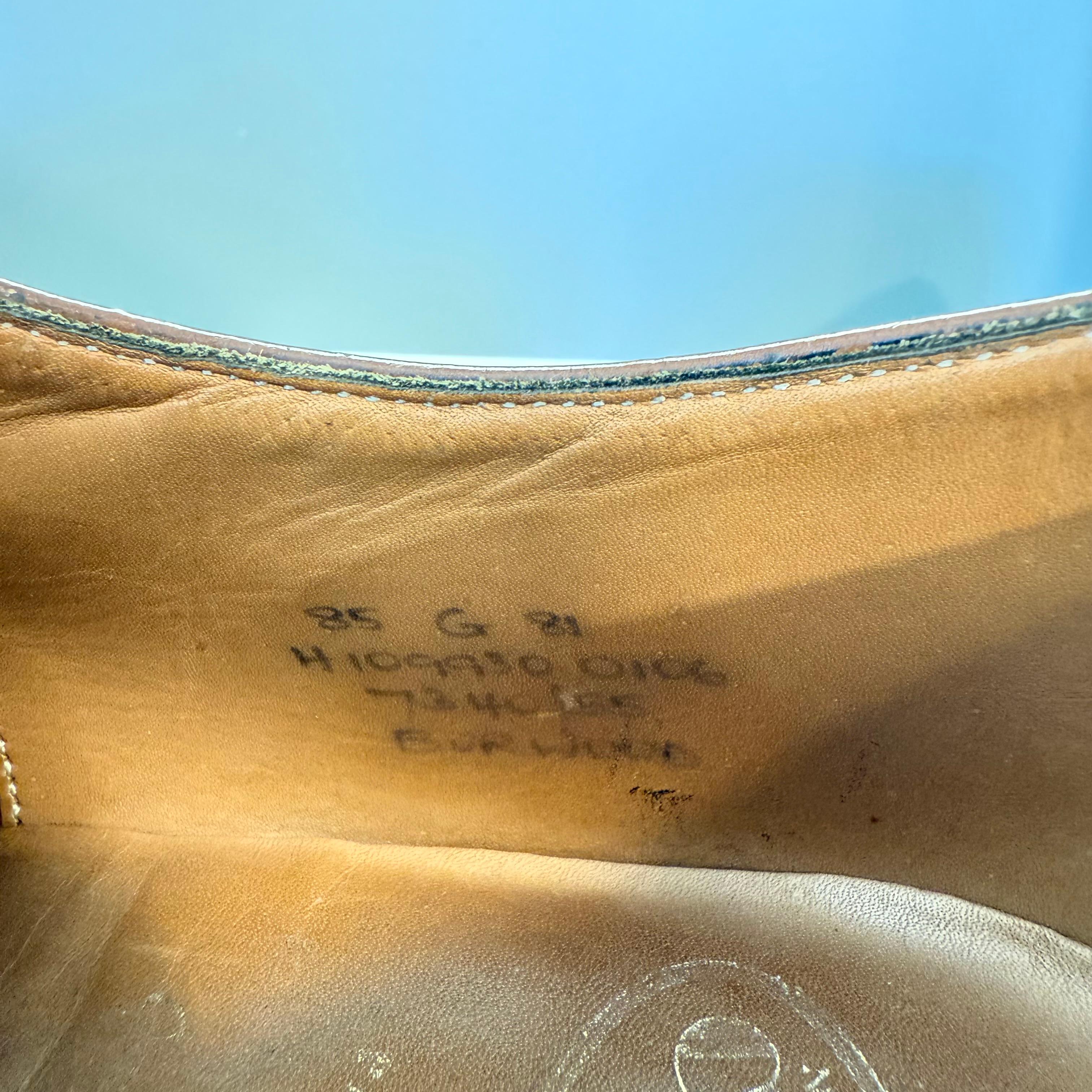 Church's Cognac Burwood Scarpe Oxford 8.5 (IT 42.5) in vendita 3