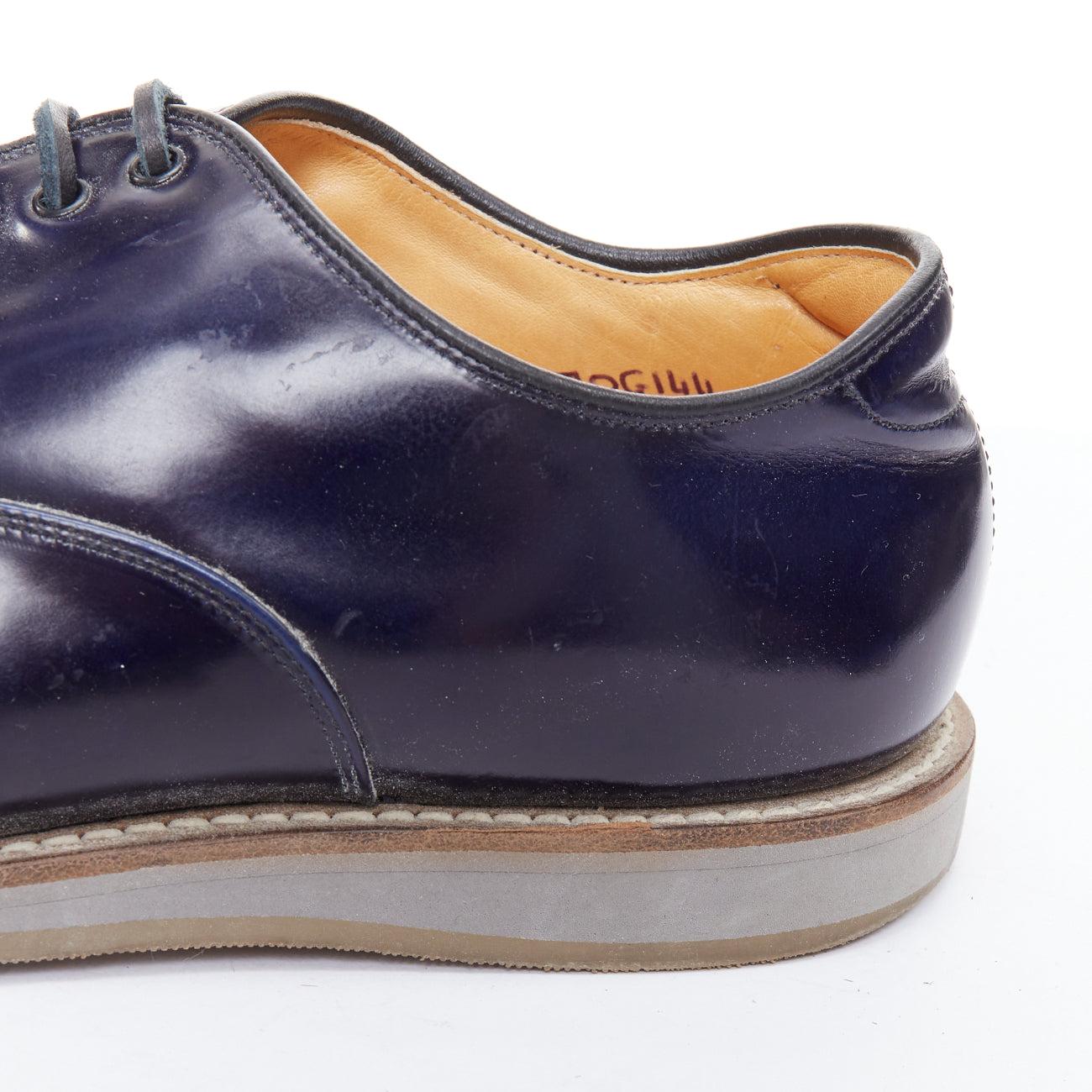 CHURCH'S Hirst navy leather lace up derby dress shoe UK8 EU42 For Sale 3