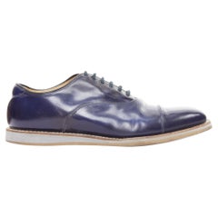 CHURCH'S Hirst navy leather lace up derby dress shoe UK8 EU42
