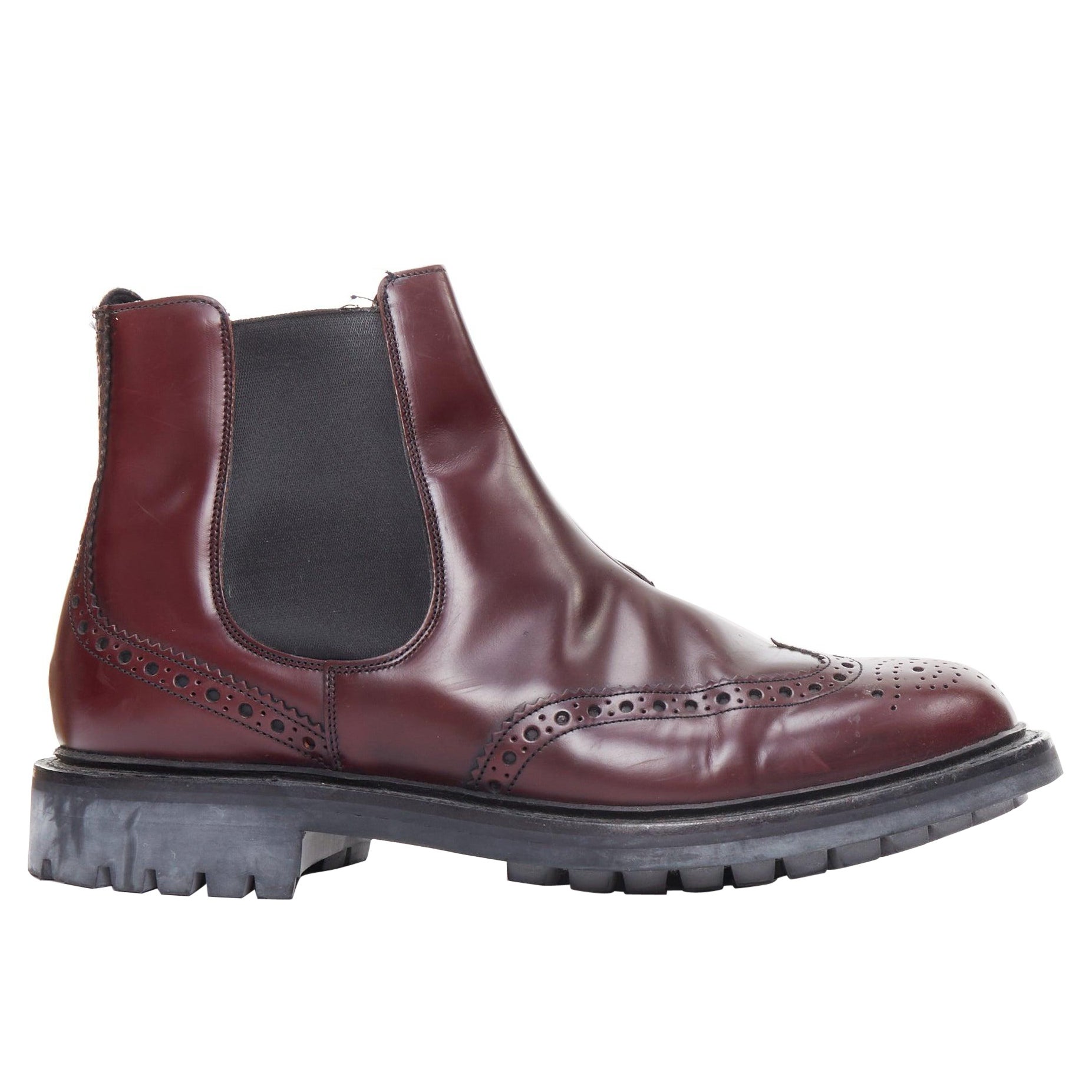 Bottes en daim poli bordeaux Ketsby CHURCH'S Ketsby GB7 EU41