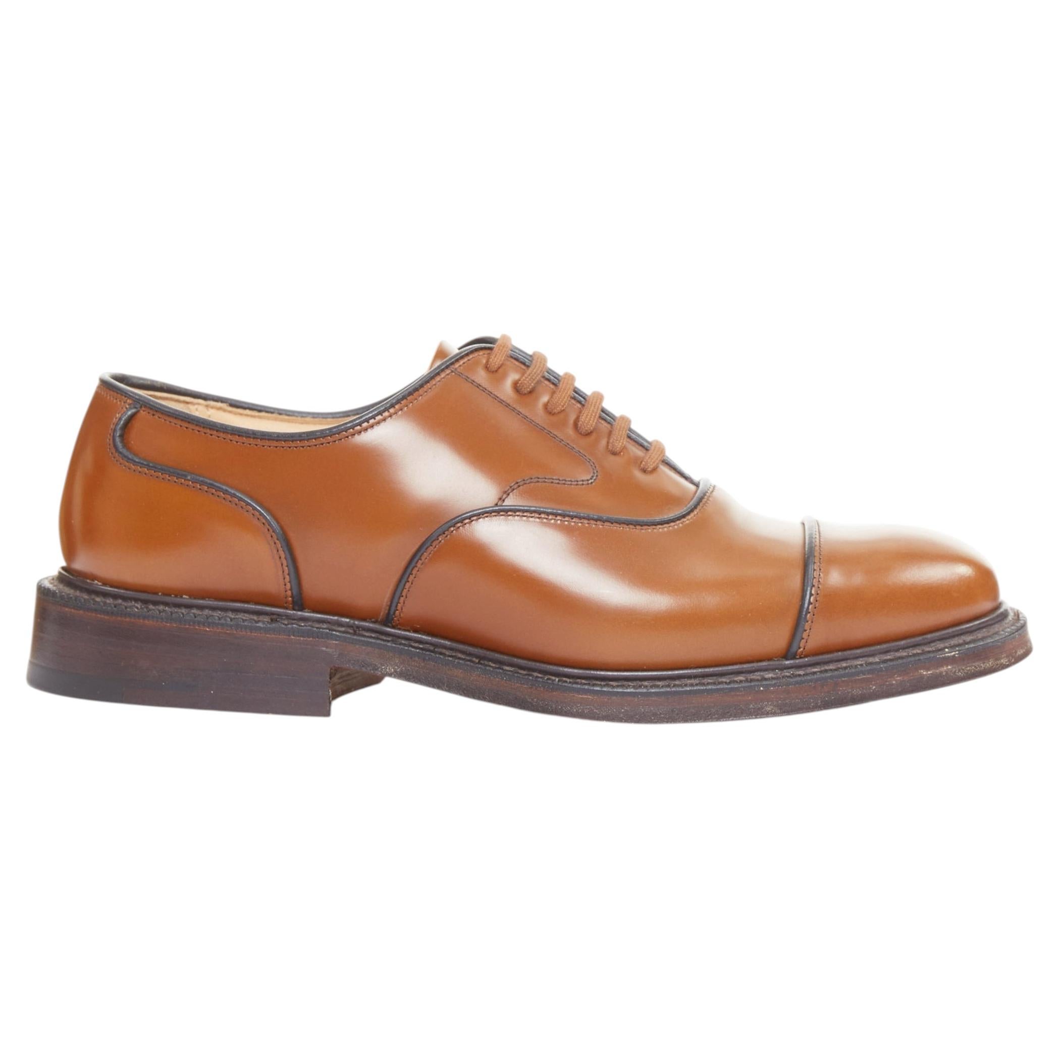 Church's Lancaster polished binder leather welted oxford loafer shoes UK5 EU39