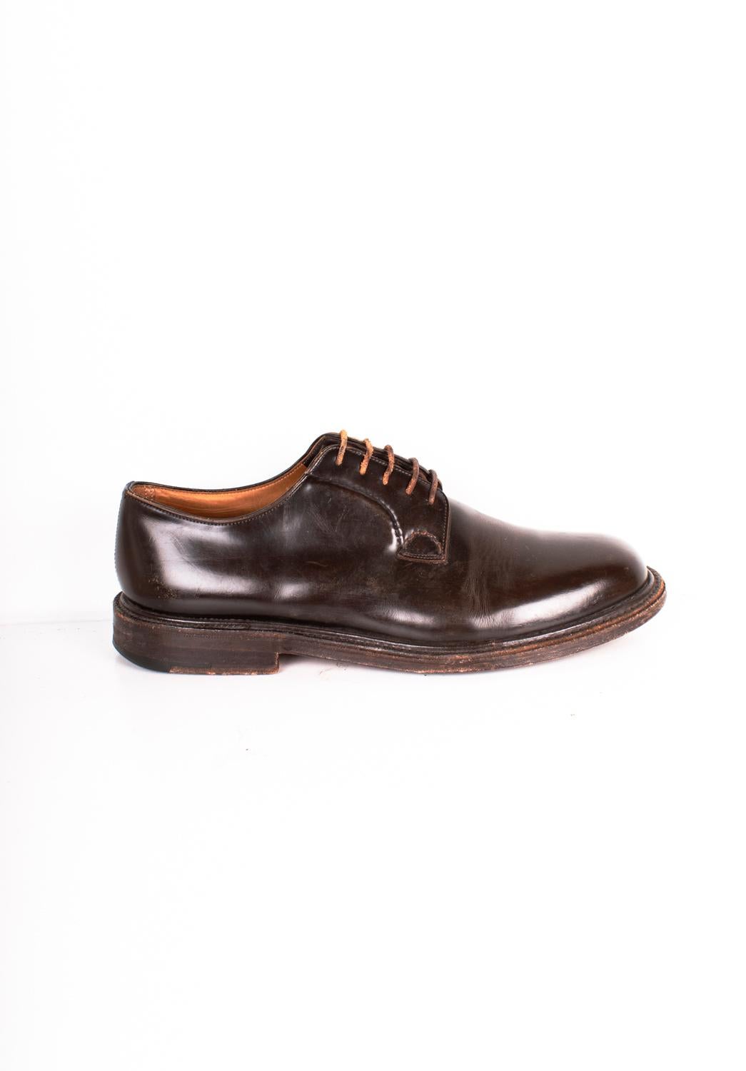 Black Church’s Men Shoes Derbies Size UK8, USA9, EUR43 For Sale