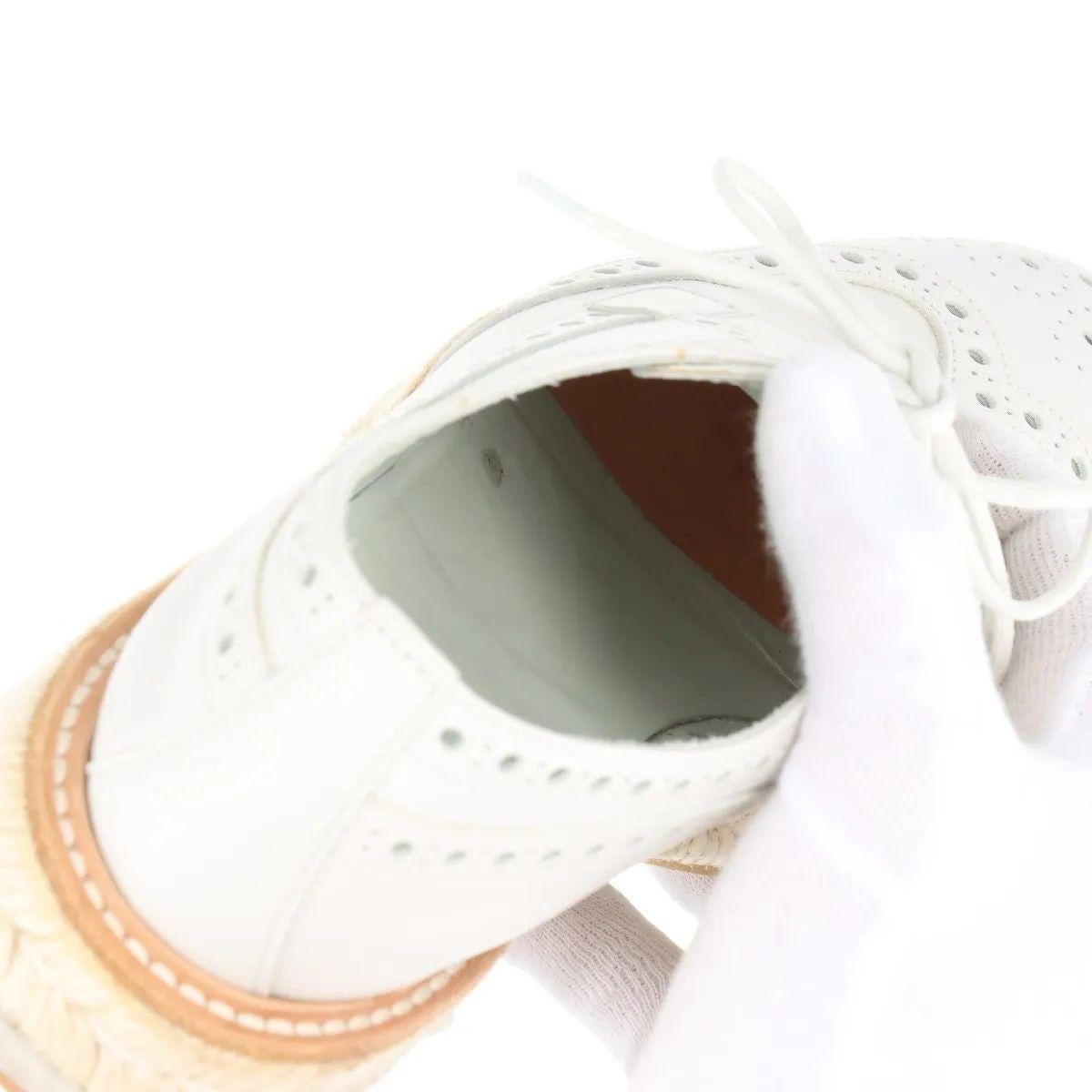 Zapatos Church's Alpargatas Keely Piel Perforada Blanco en venta 9