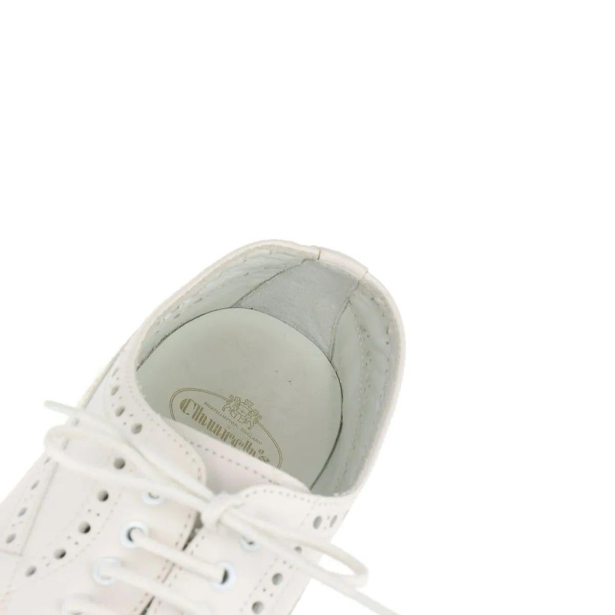 Zapatos Church's Alpargatas Keely Piel Perforada Blanco en venta 10