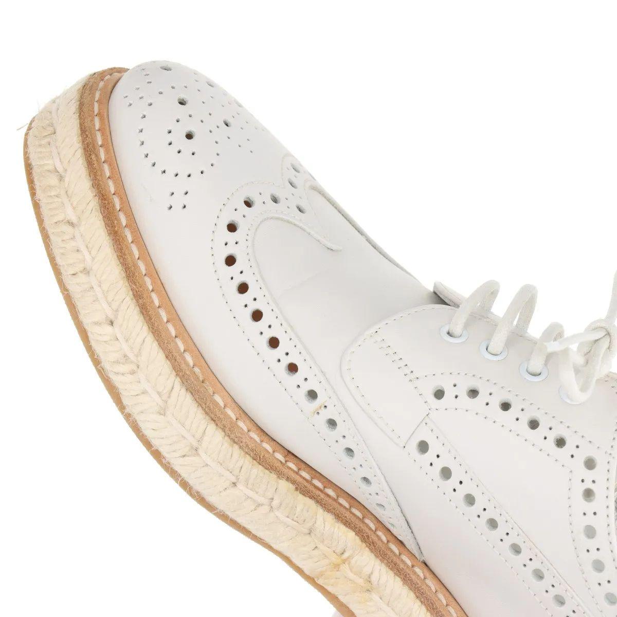 Zapatos Church's Alpargatas Keely Piel Perforada Blanco en venta 11