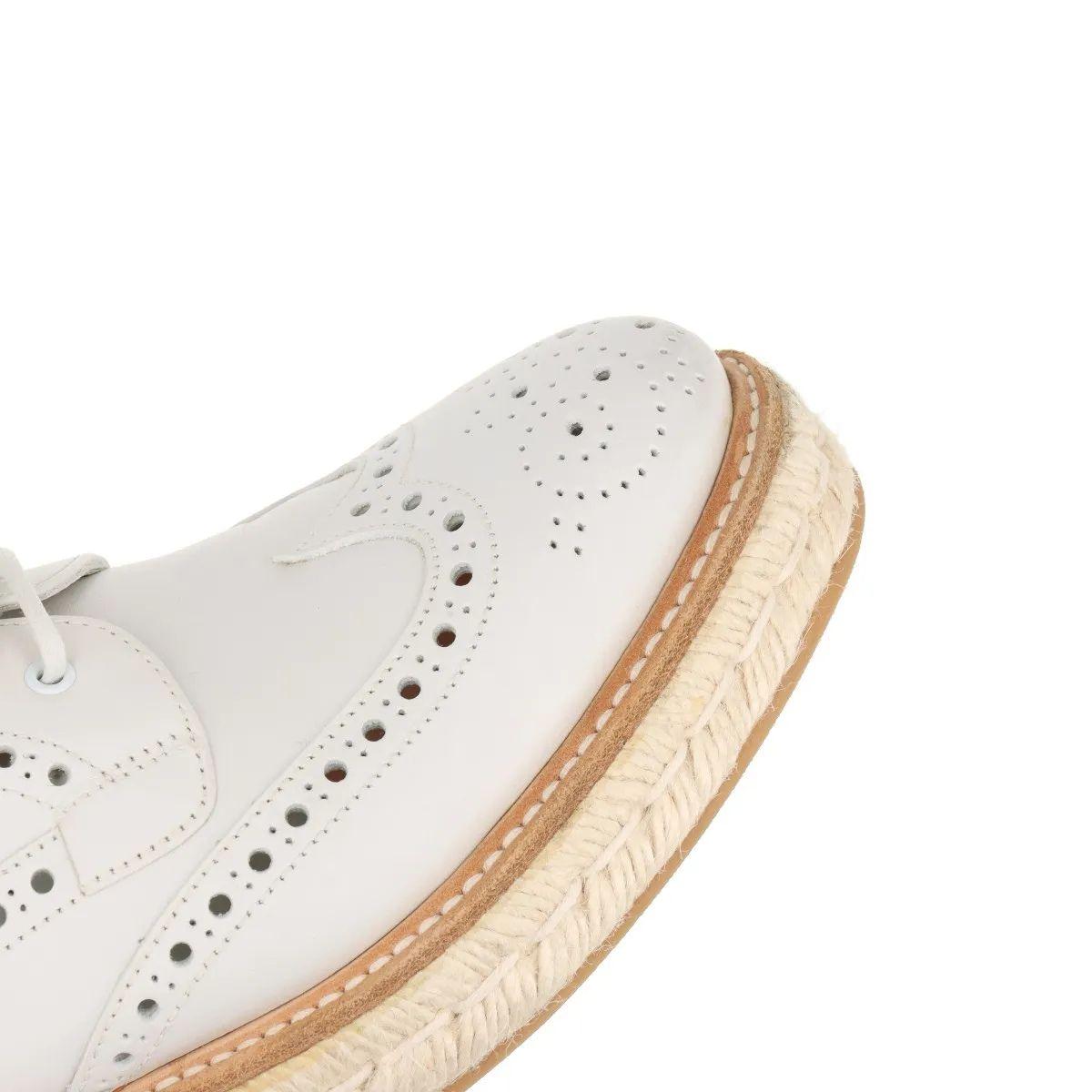 Zapatos Church's Alpargatas Keely Piel Perforada Blanco en venta 12