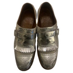 Church's Silver Mirror Shanghai Shoes - With Box . Size 37.5