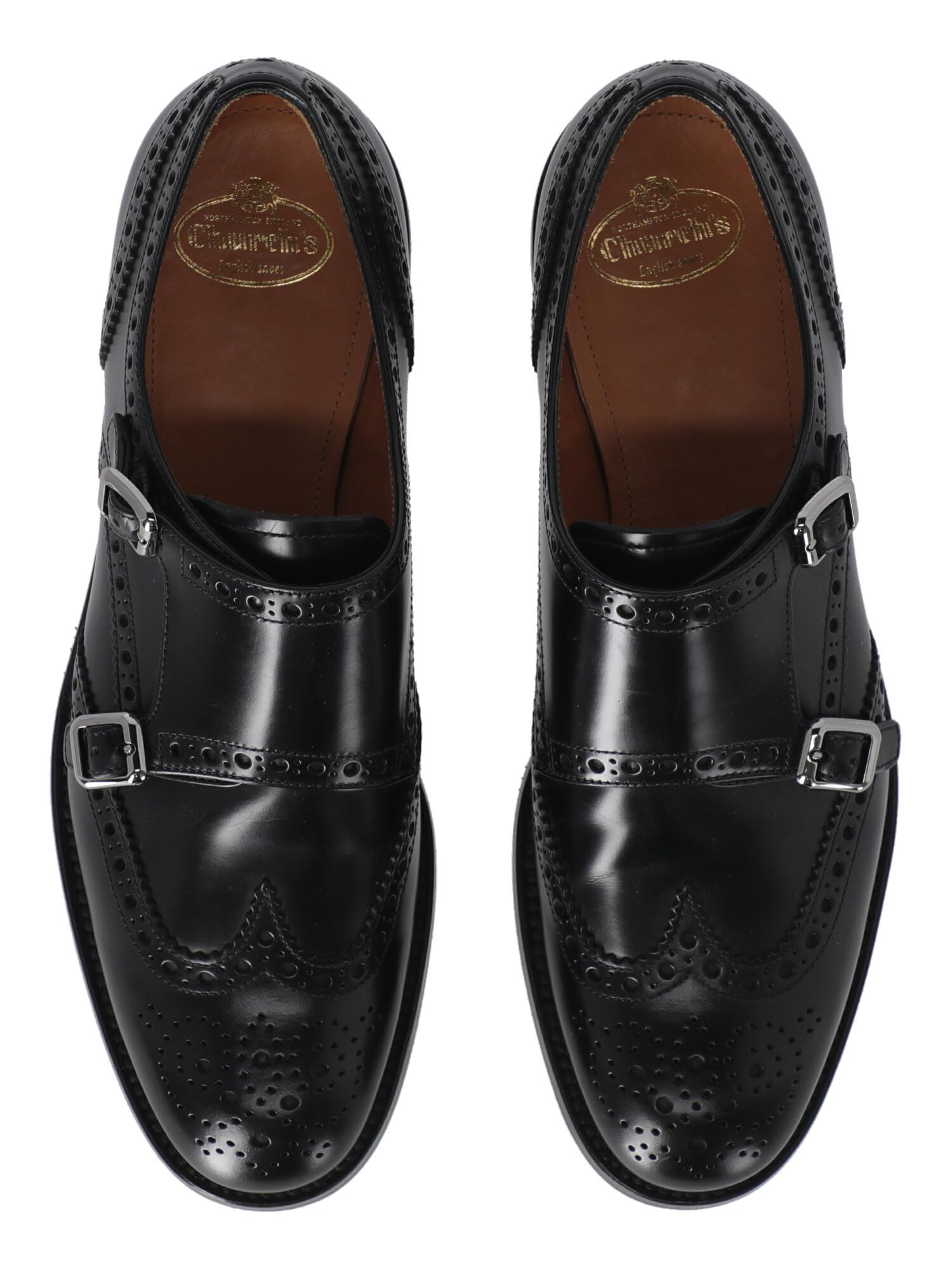 Church'S Women Loafers Black Leather EU 39 In Good Condition For Sale In Milan, IT