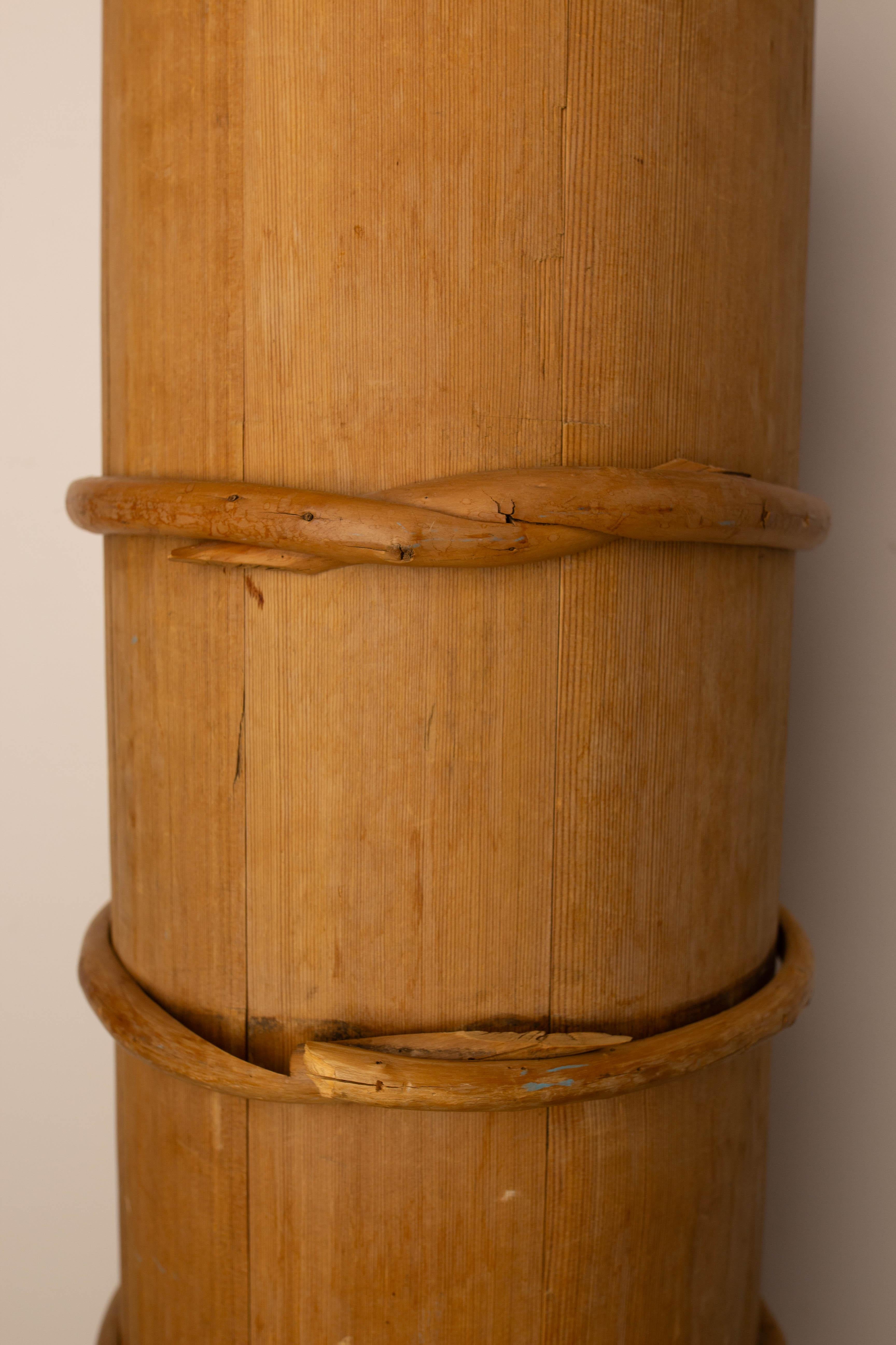 Churn, spruce, Sweden, late 18th century, 1797 For Sale 4