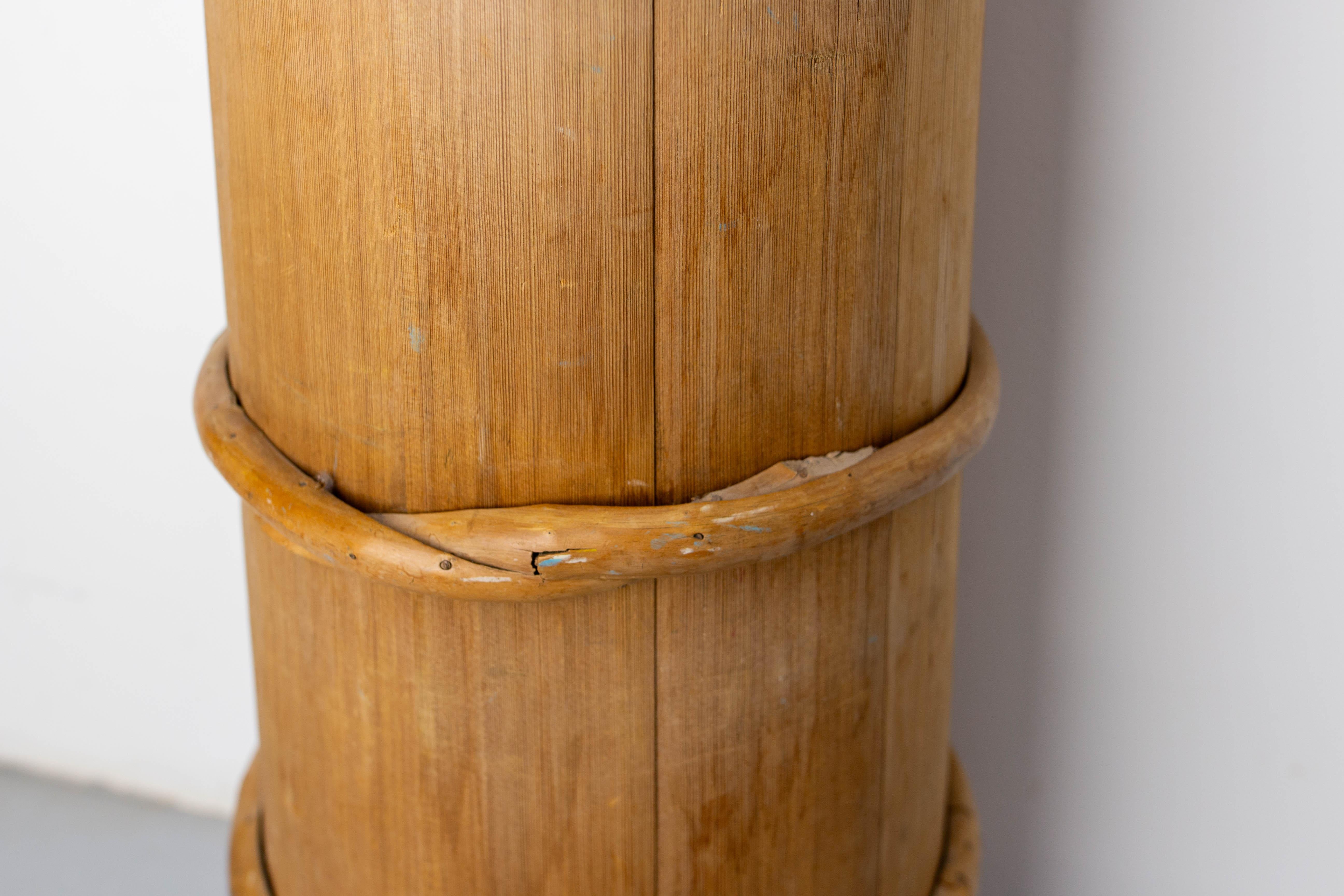Spruce Churn, spruce, Sweden, late 18th century, 1797 For Sale