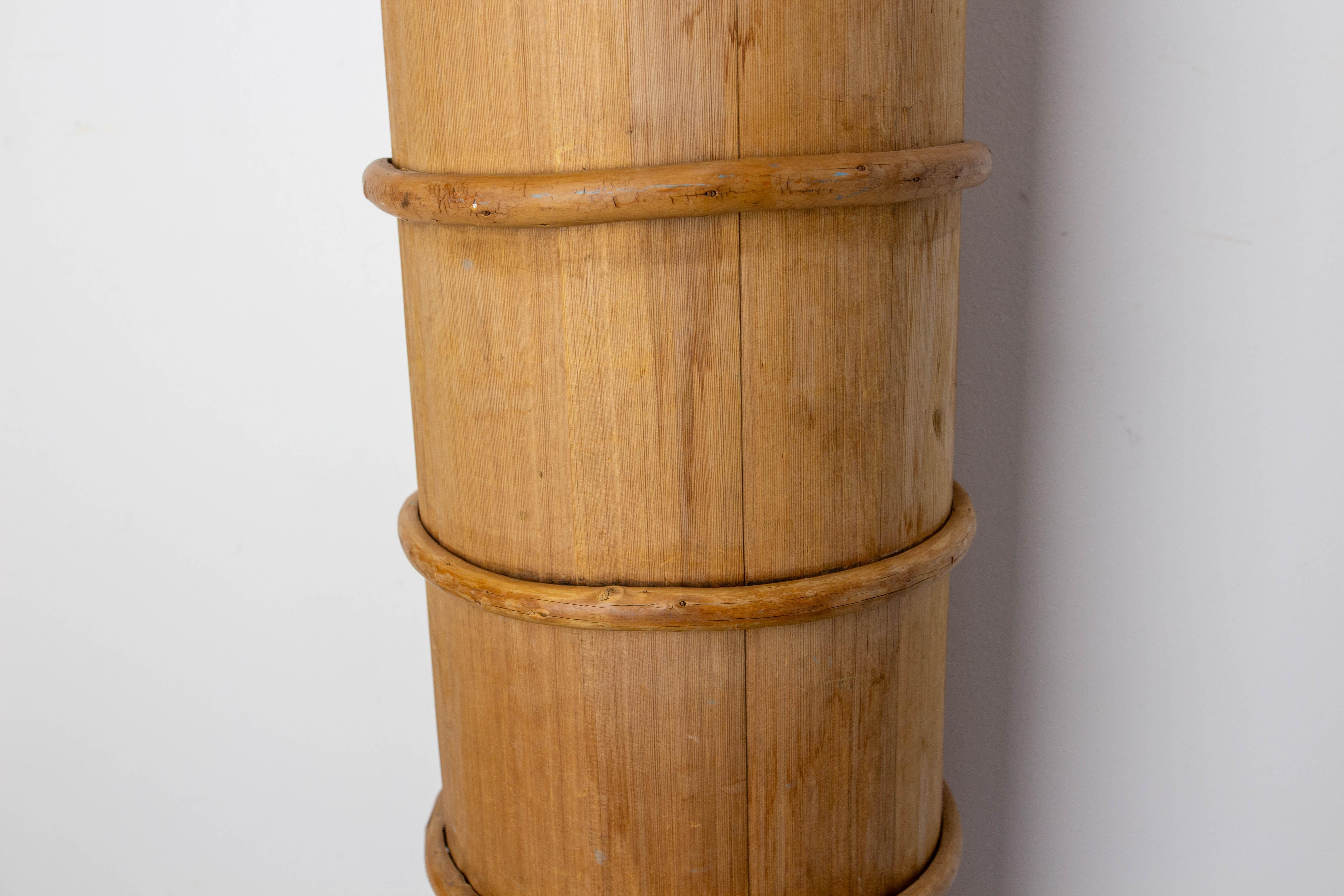 Churn, spruce, Sweden, late 18th century, 1797 For Sale 1