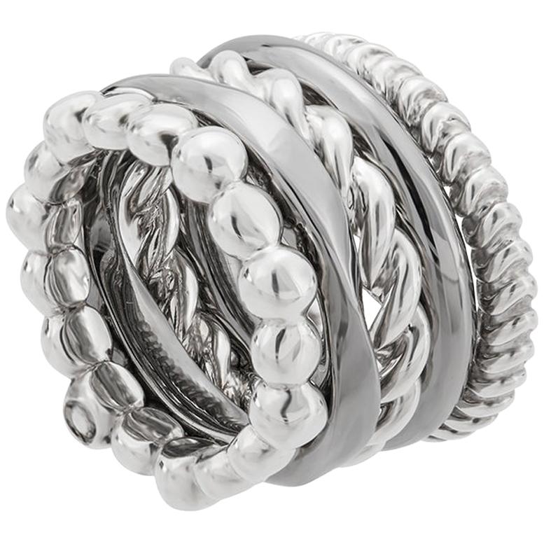 Silver Churumbela 2.0 Ring, sizes, 60, 70