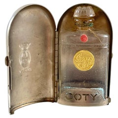 Antique 1920s Chypre de Coty Paris Perfume Bottle Purse Case