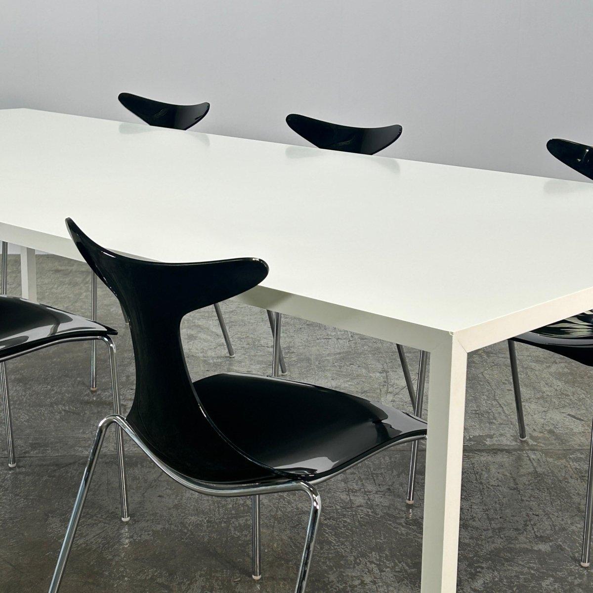 Chaises de salle à manger Ciacci Kreaty Delfy de Gino Carollo, ensemble de six pièces en vente 3