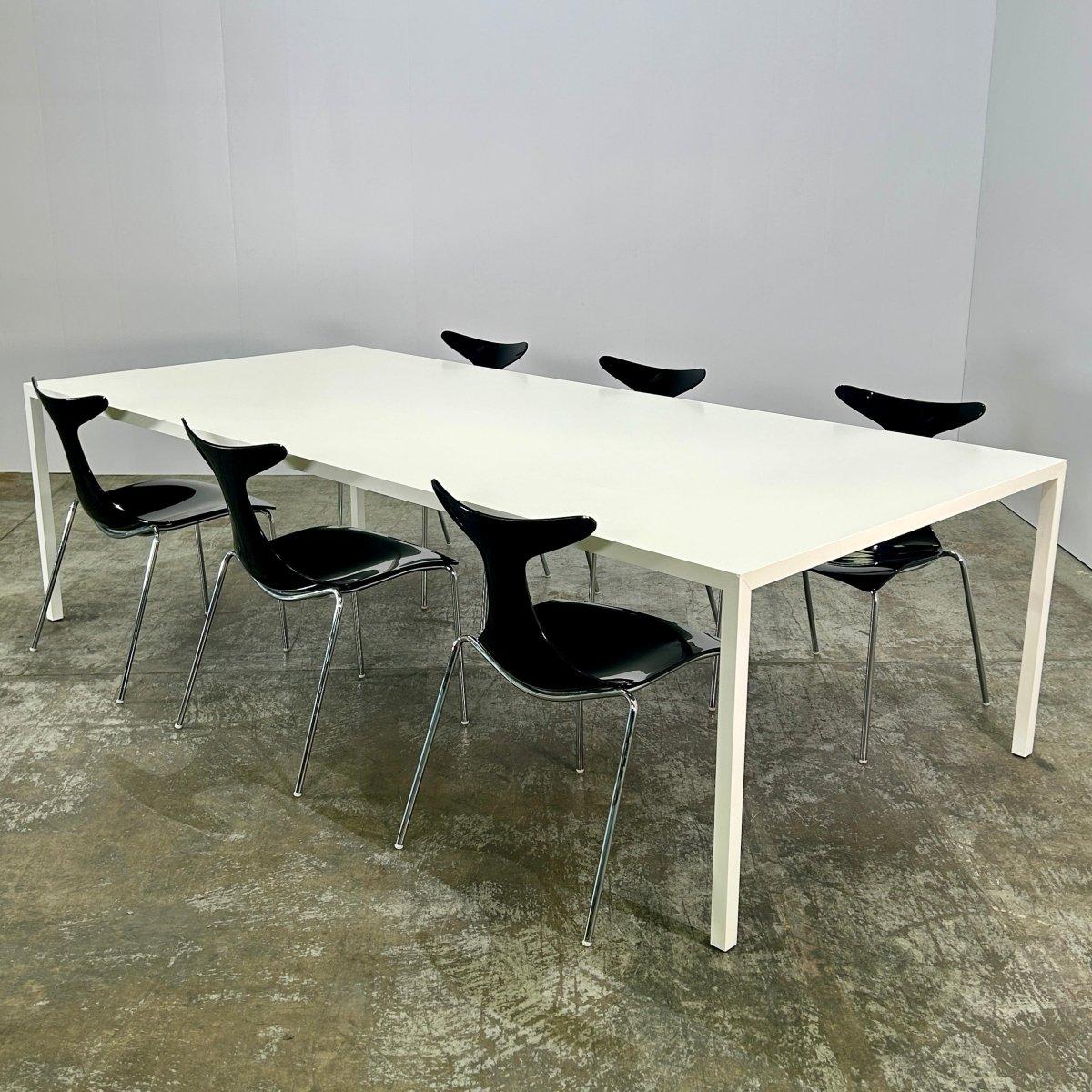 italien Chaises de salle à manger Ciacci Kreaty Delfy de Gino Carollo, ensemble de six pièces en vente