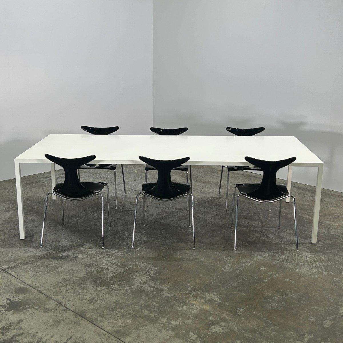 Chaises de salle à manger Ciacci Kreaty Delfy de Gino Carollo, ensemble de six pièces en vente 2