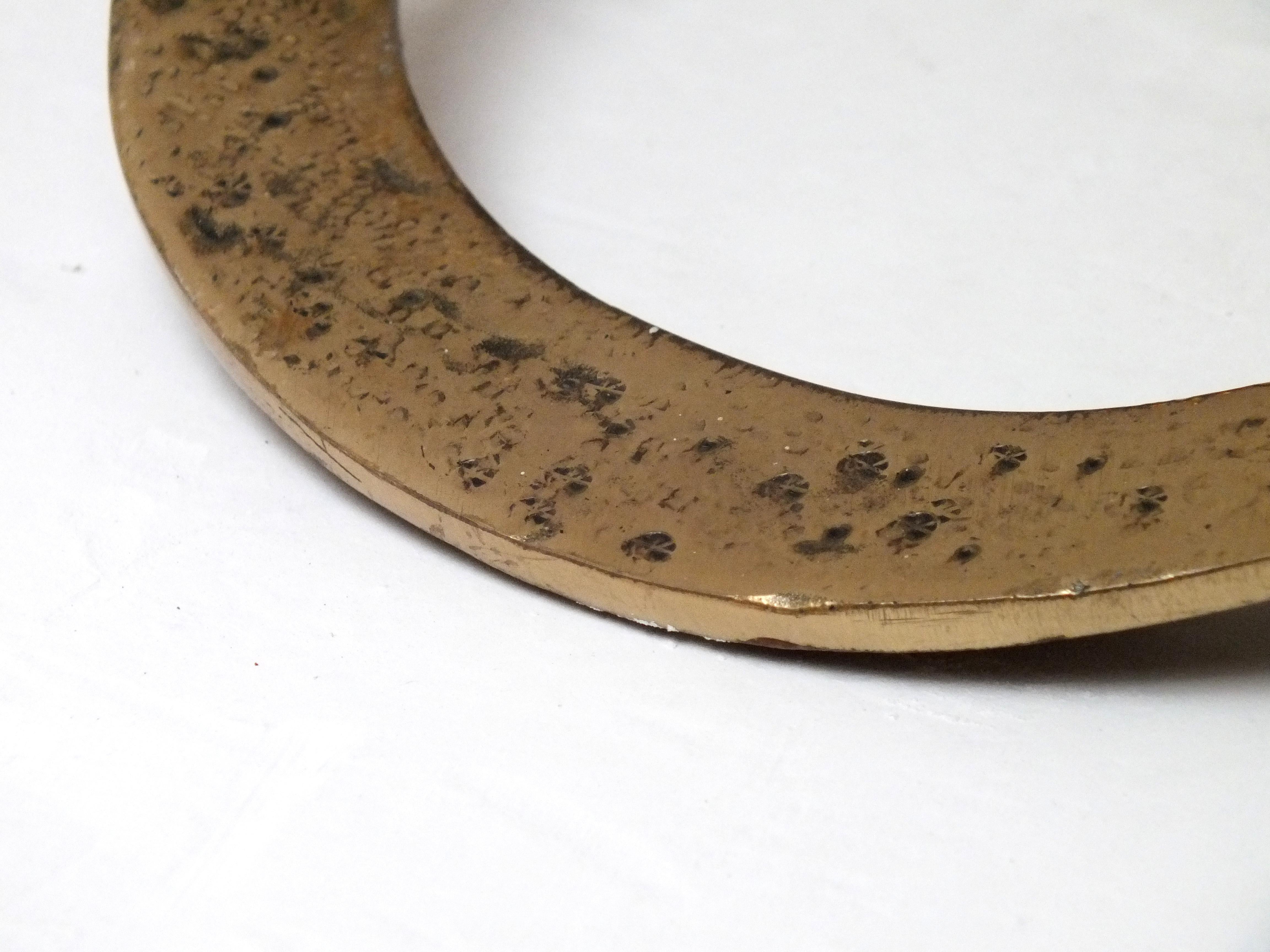 Atelier Ciani Florencia Italia prod. años 80' medieval elegante aplique bronce en venta 3