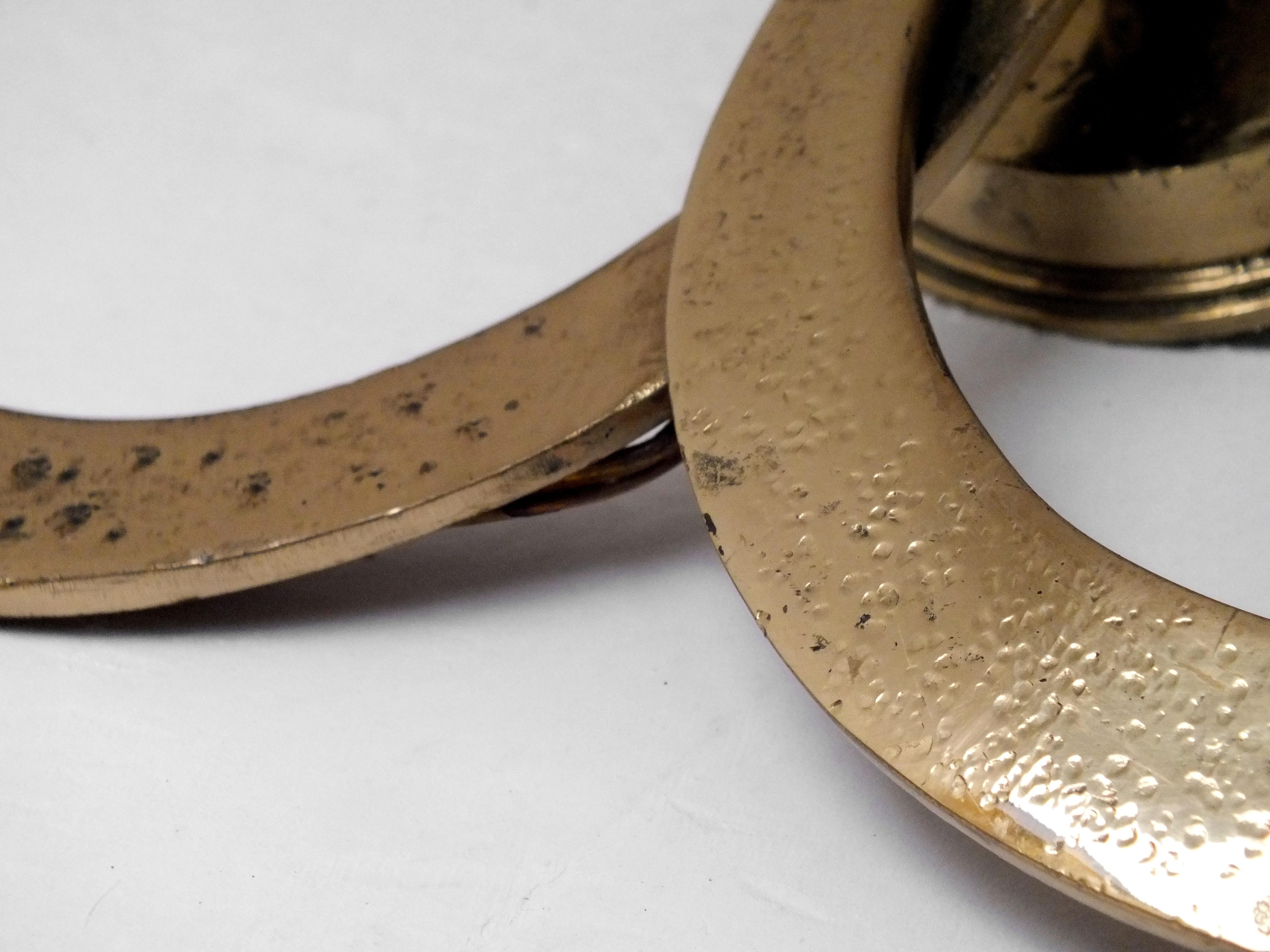Atelier Ciani Florencia Italia prod. años 80' medieval elegante aplique bronce en venta 4