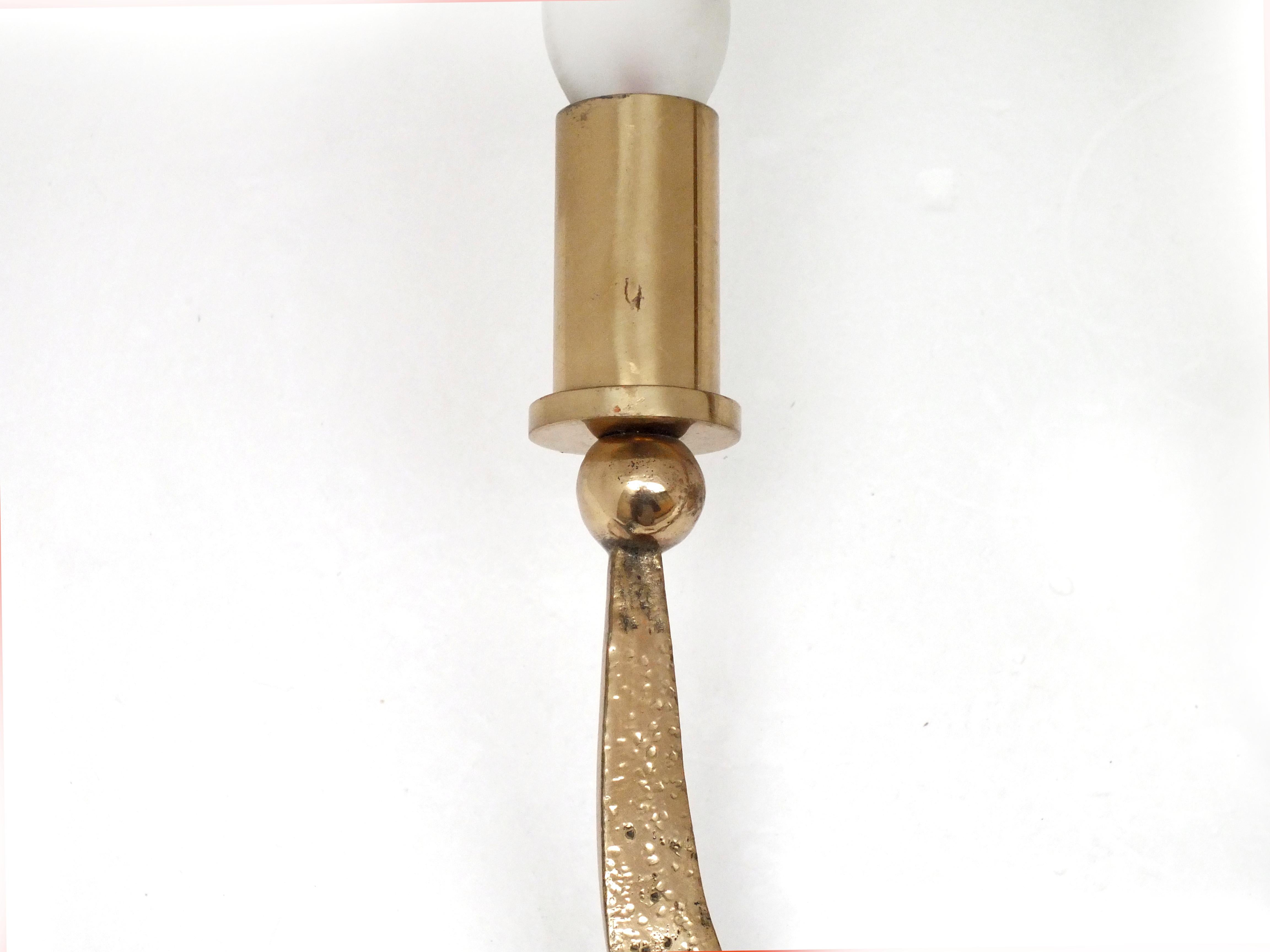 Atelier Ciani Florencia Italia prod. años 80' medieval elegante aplique bronce en venta 11