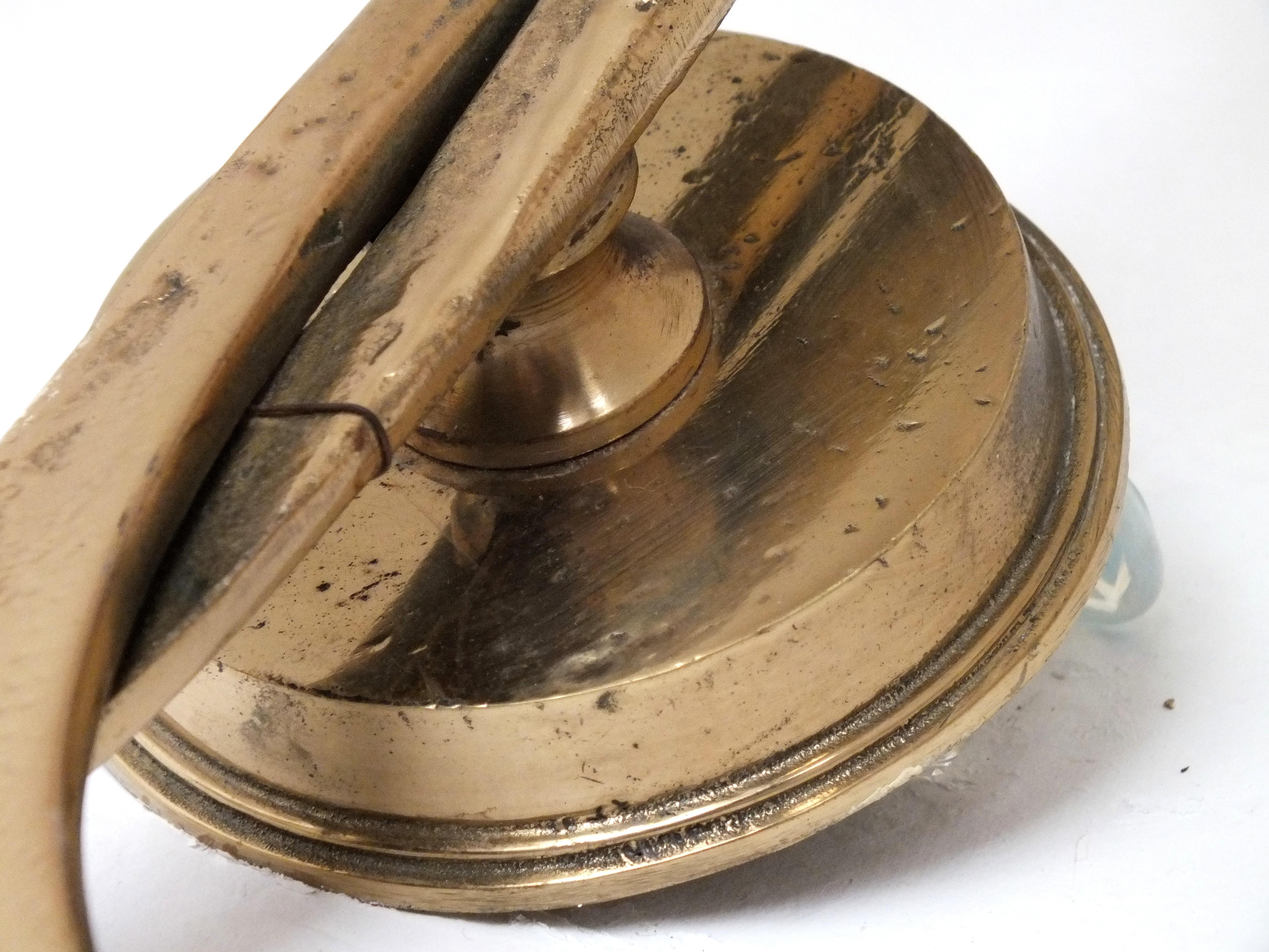 Atelier Ciani Florencia Italia prod. años 80' medieval elegante aplique bronce en venta 1
