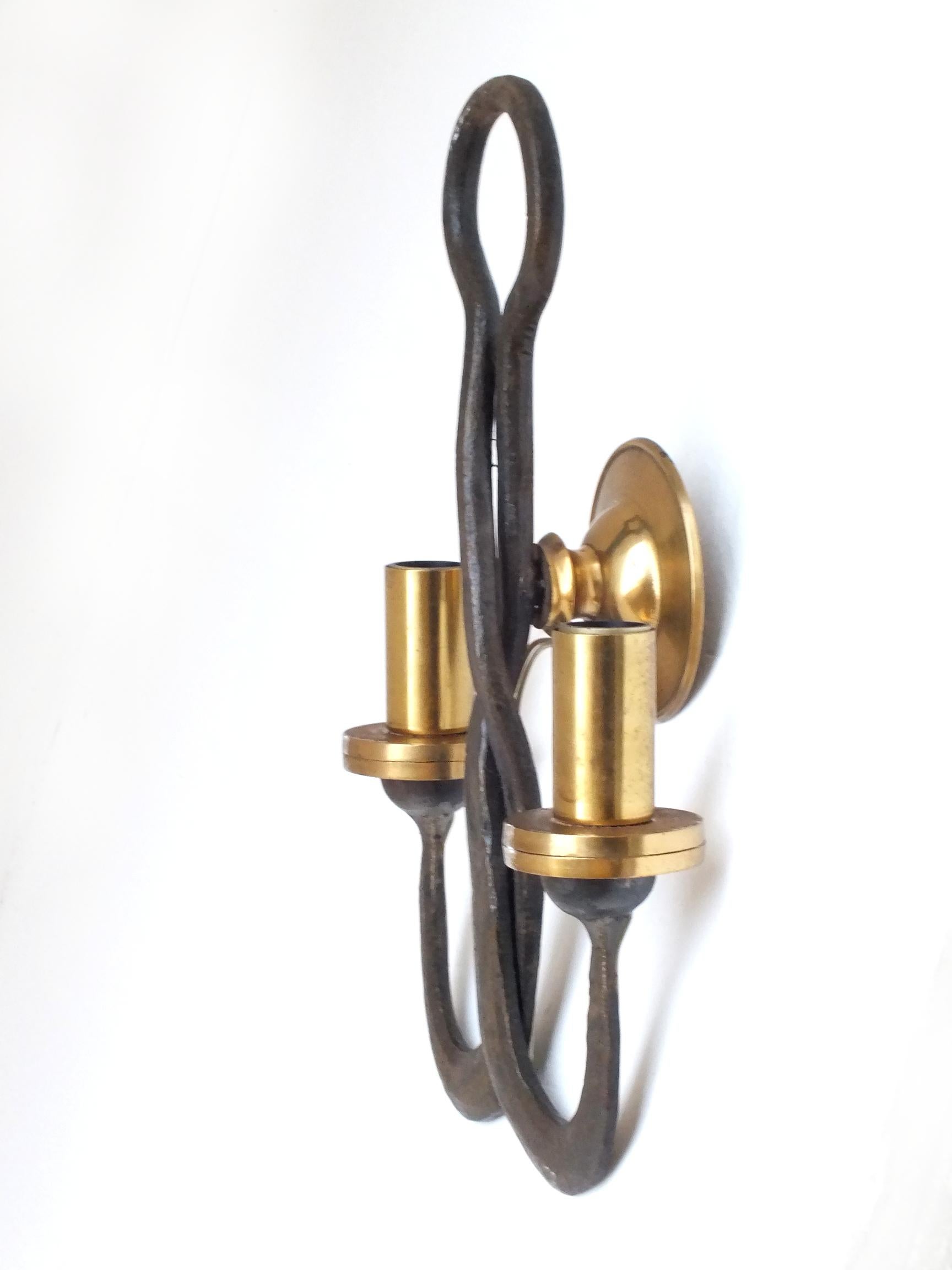 Atelier Ciani Florencia Italia diseño prod. años 80' medieval  elegante aplique de pared Italiano en venta