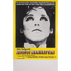 "Ciao Manhattan" 1974 German Mini Film Poster
