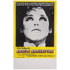 "Ciao Manhattan" 1974 German Mini Film Poster