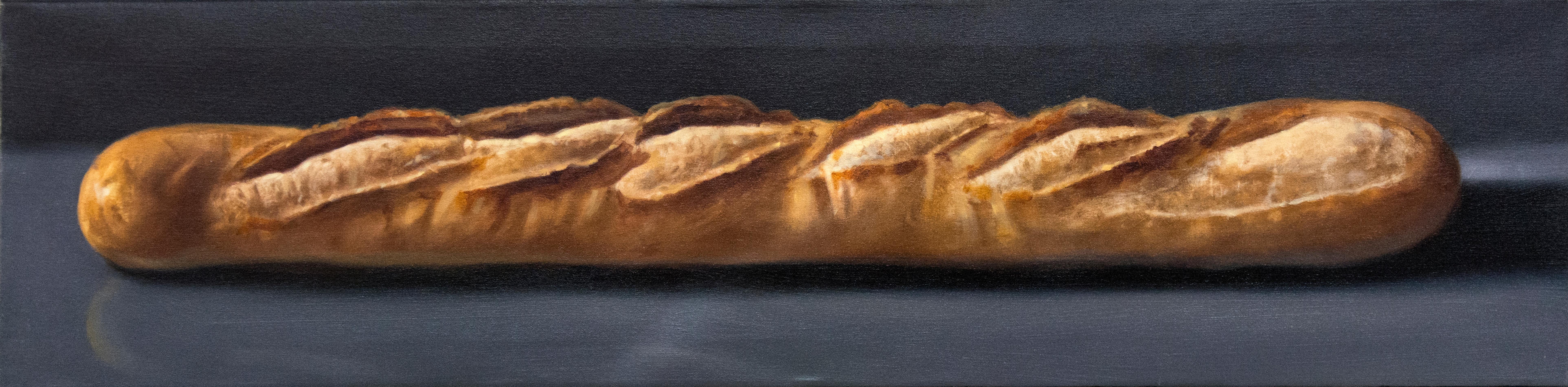 Epicurean Treat - vivid detail, realist, food, still-life oil on canvas