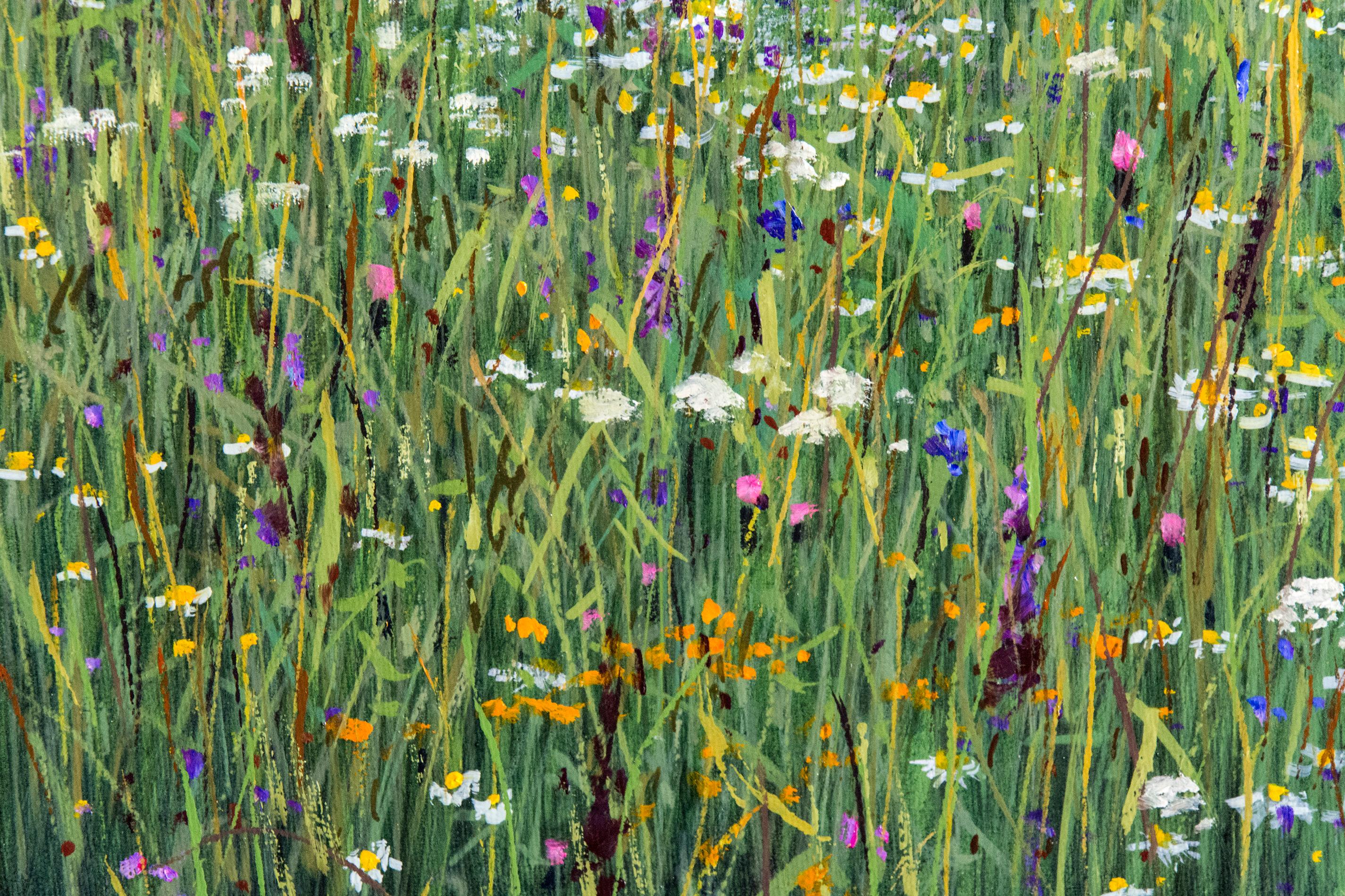 Field at Dusk - Painting by Ciba Karisik