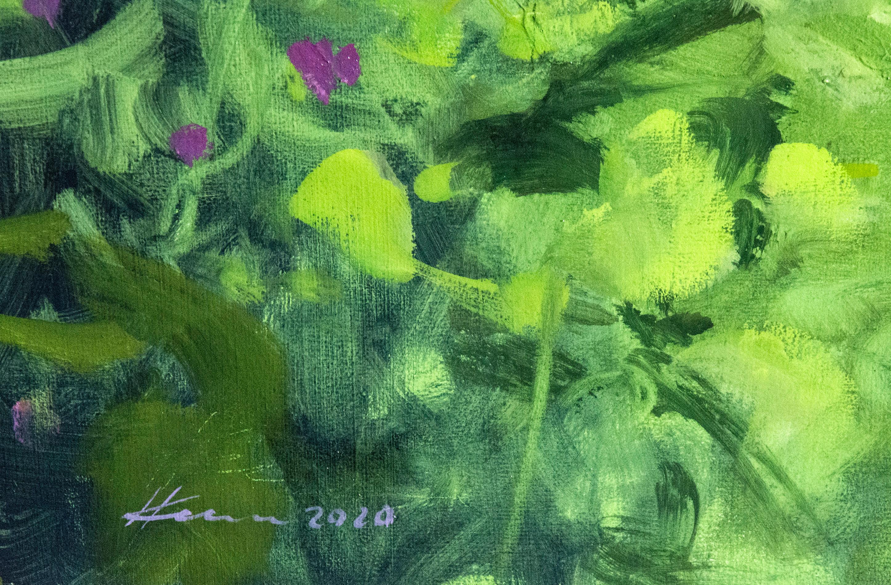 En plena floración - Painting de Ciba Karisik