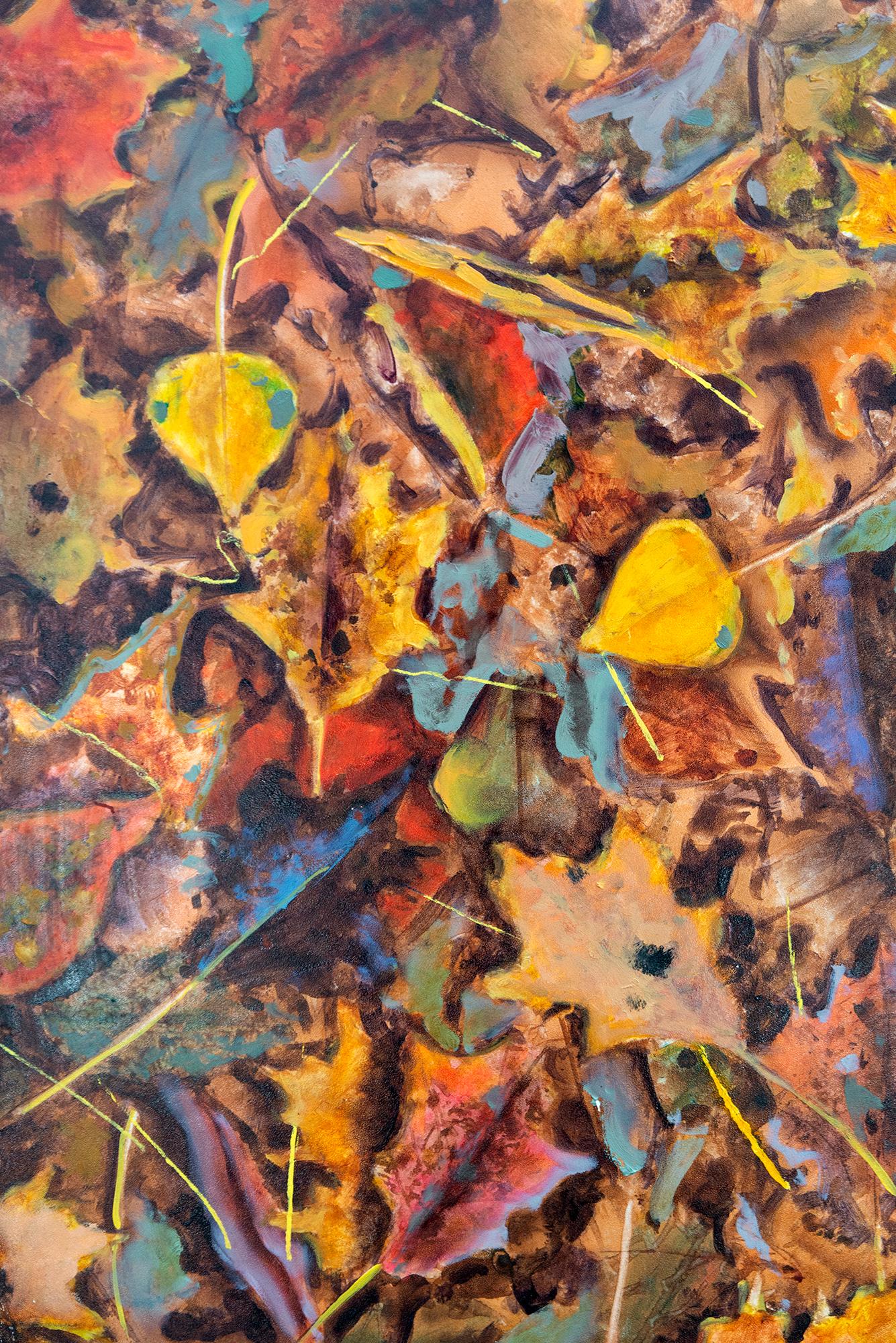 Dieses Ölgemälde mit Herbstblättern ist von Ciba Karisik.

Der reiche Wandteppich aus Farben und Formen, den man auf dem Waldboden findet, wird in dieser originalgetreuen Darstellung von Herbstblättern eingefangen. Karisiks Kunstwerke werden für