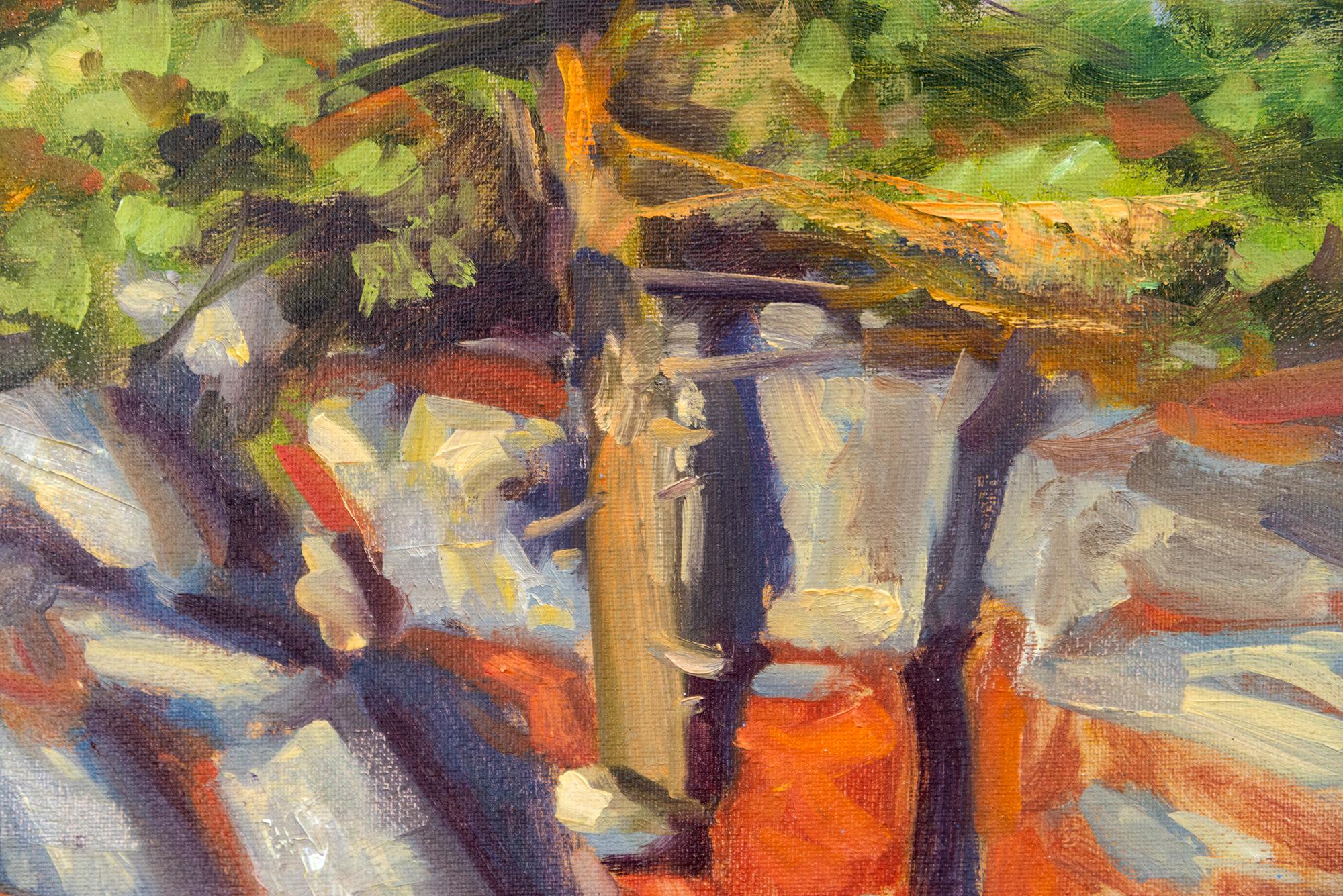 Cette peinture à l'huile contemporaine est un paysage de Ciba Karisik.

La beauté naturelle et rude d'un paysage nordique est capturée dans ce portrait d'un magnifique pin poussant dans une crevasse rocheuse. Karisik a acquis une réputation