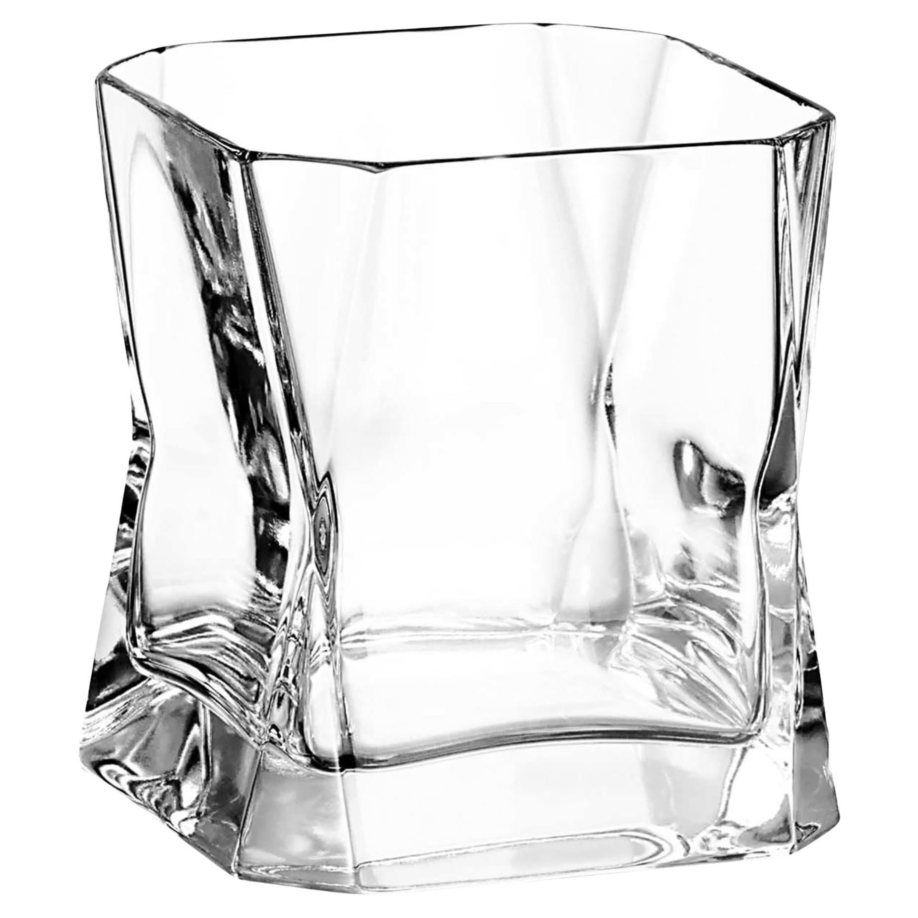 Cibi Set of 2 Double Old Fashion Glasses by Cini Boeri For Sale