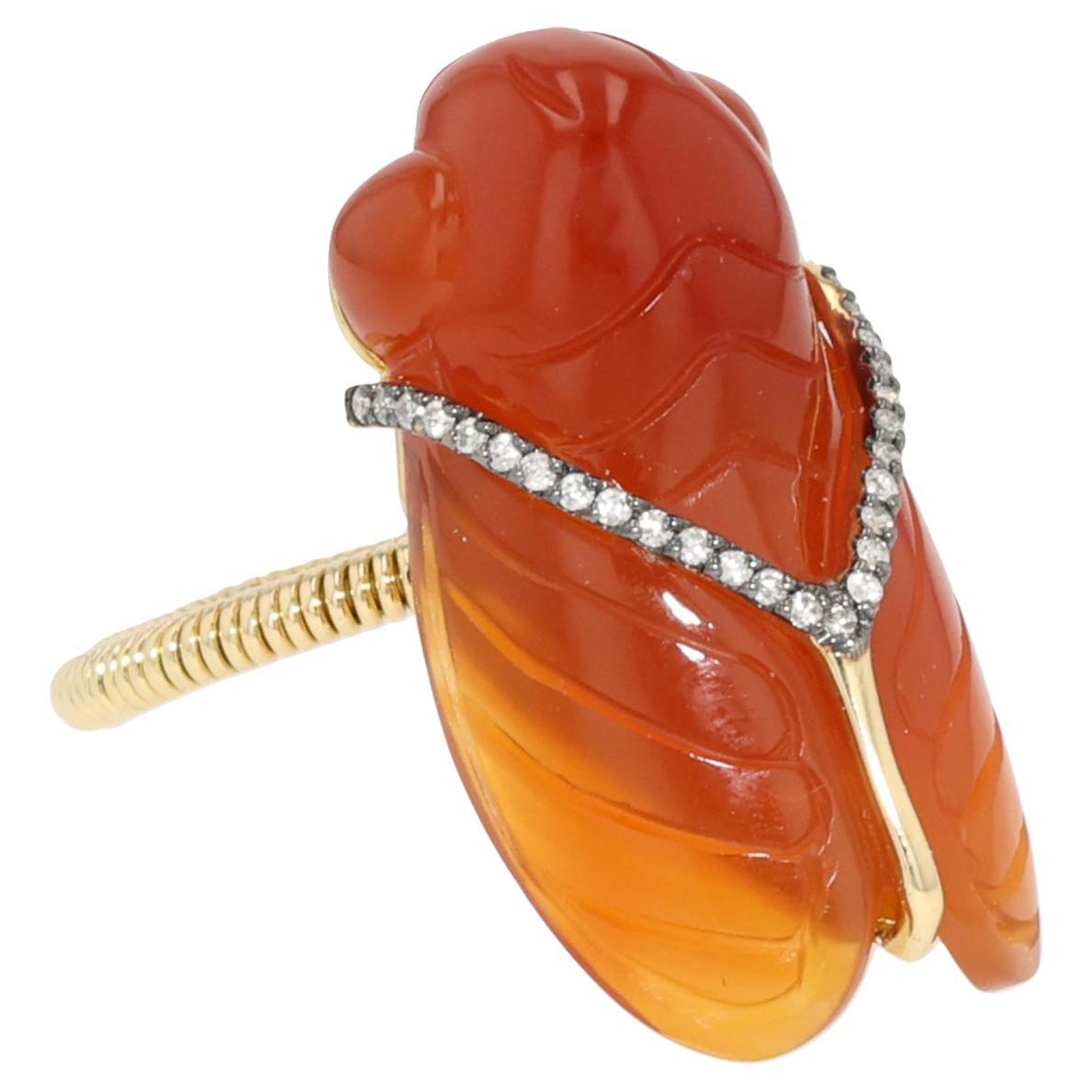 Anneau de Cicada par Silvia Furmanovich en vente