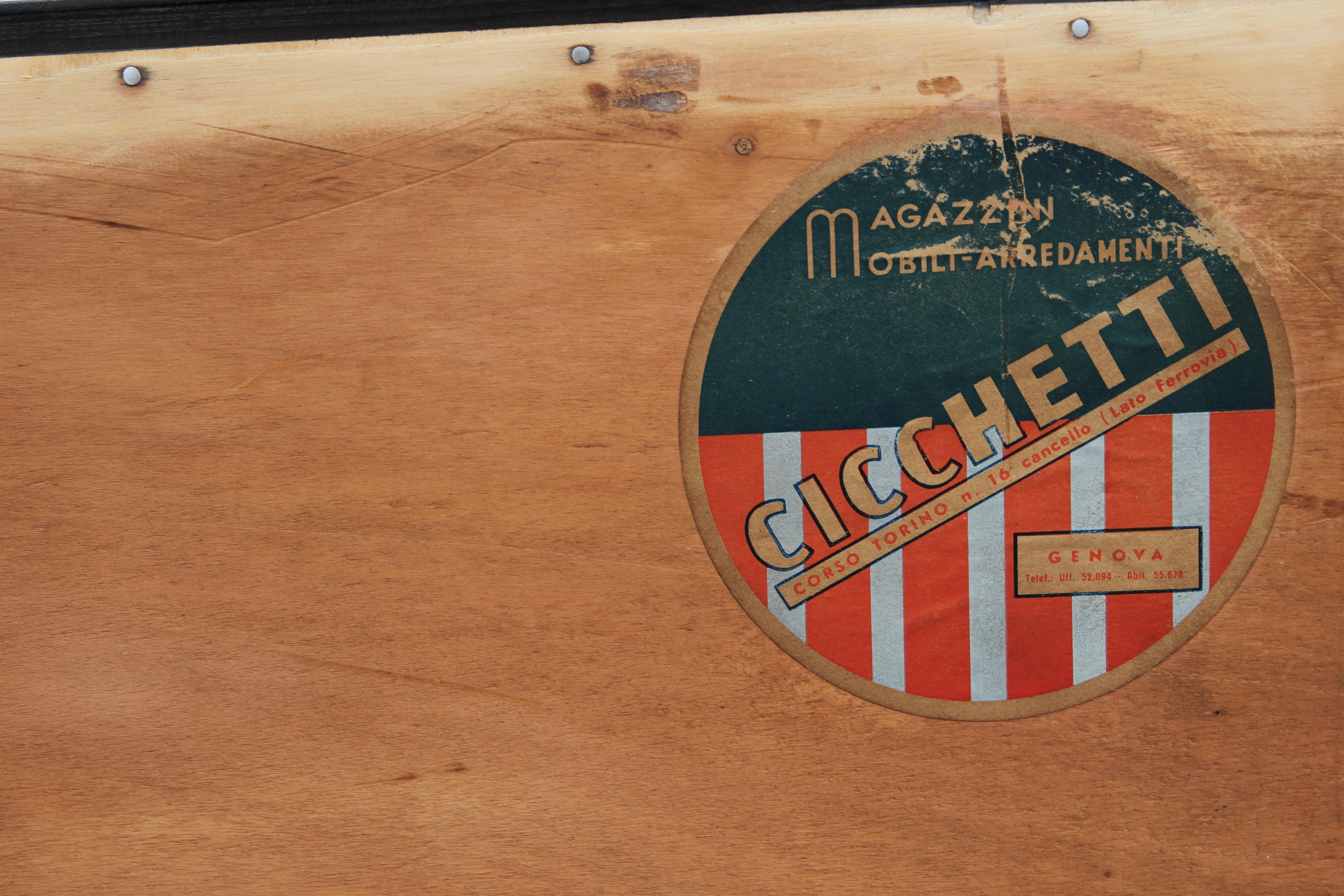 20th Century Cicchetti Italian Two Toned Burl Wood Dresser