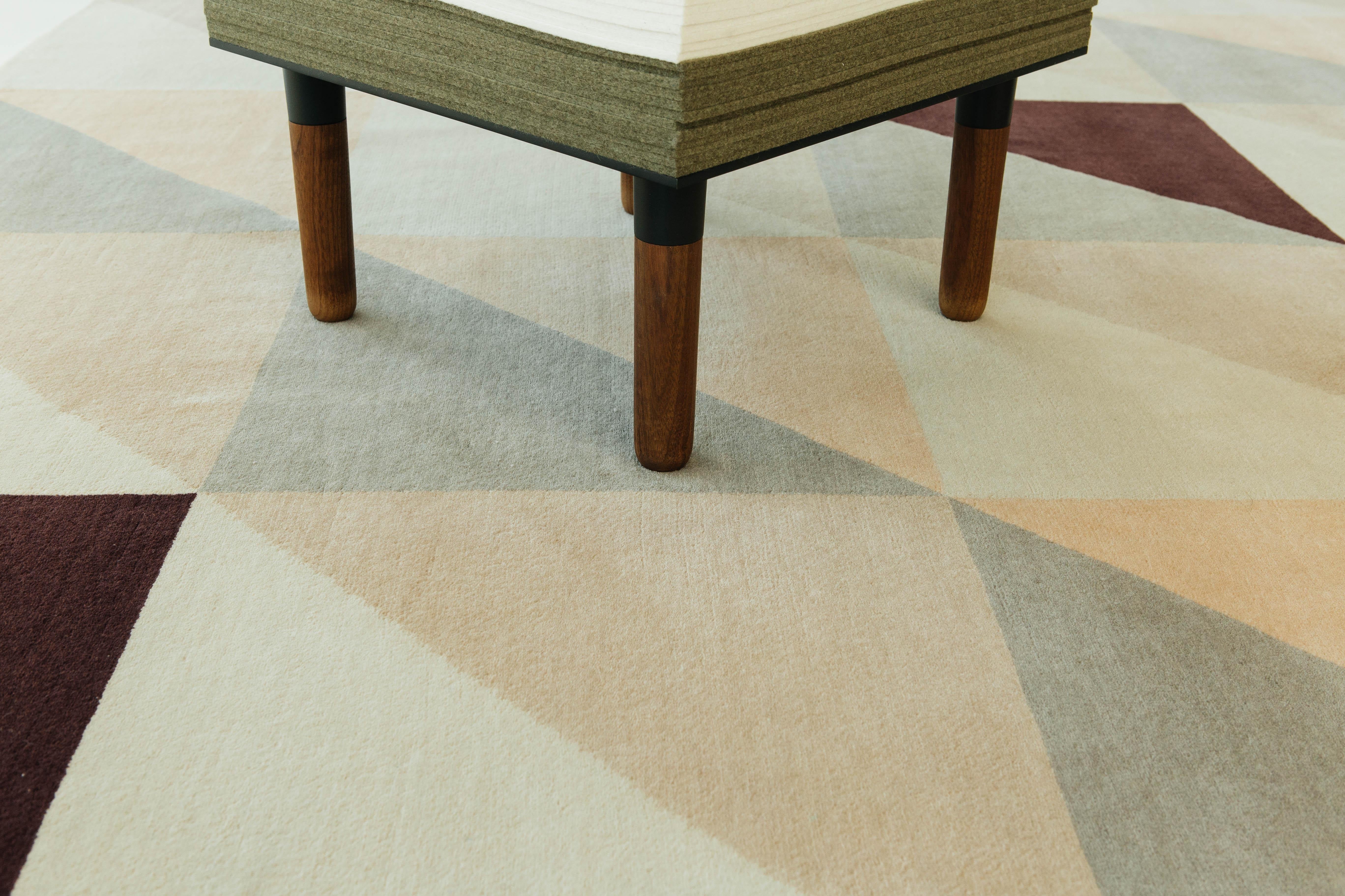 Indian Cicchetti Rug by FORM Design Studio, Baci Collection from Mehraban For Sale