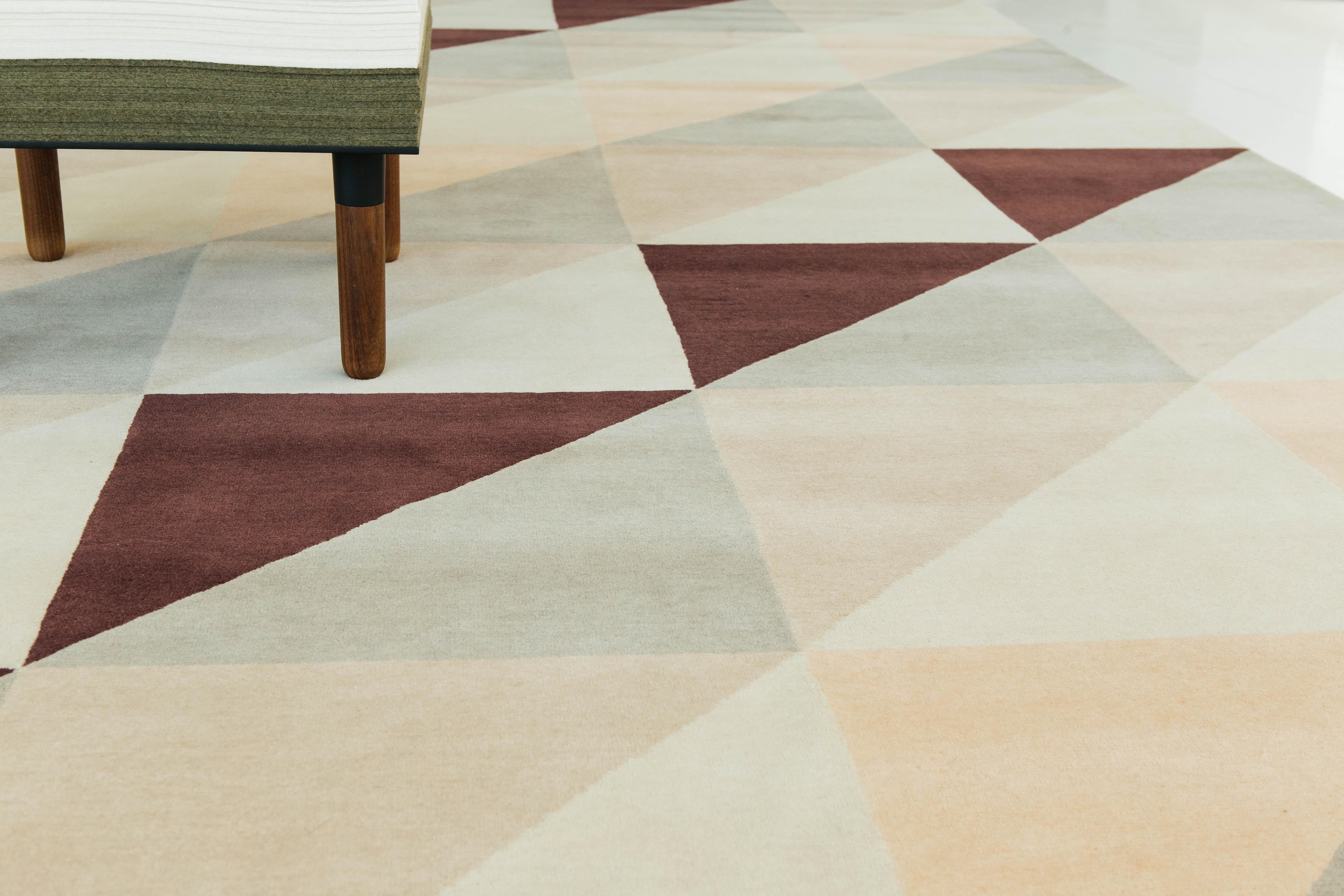 Wool Cicchetti Rug by FORM Design Studio, Baci Collection from Mehraban For Sale