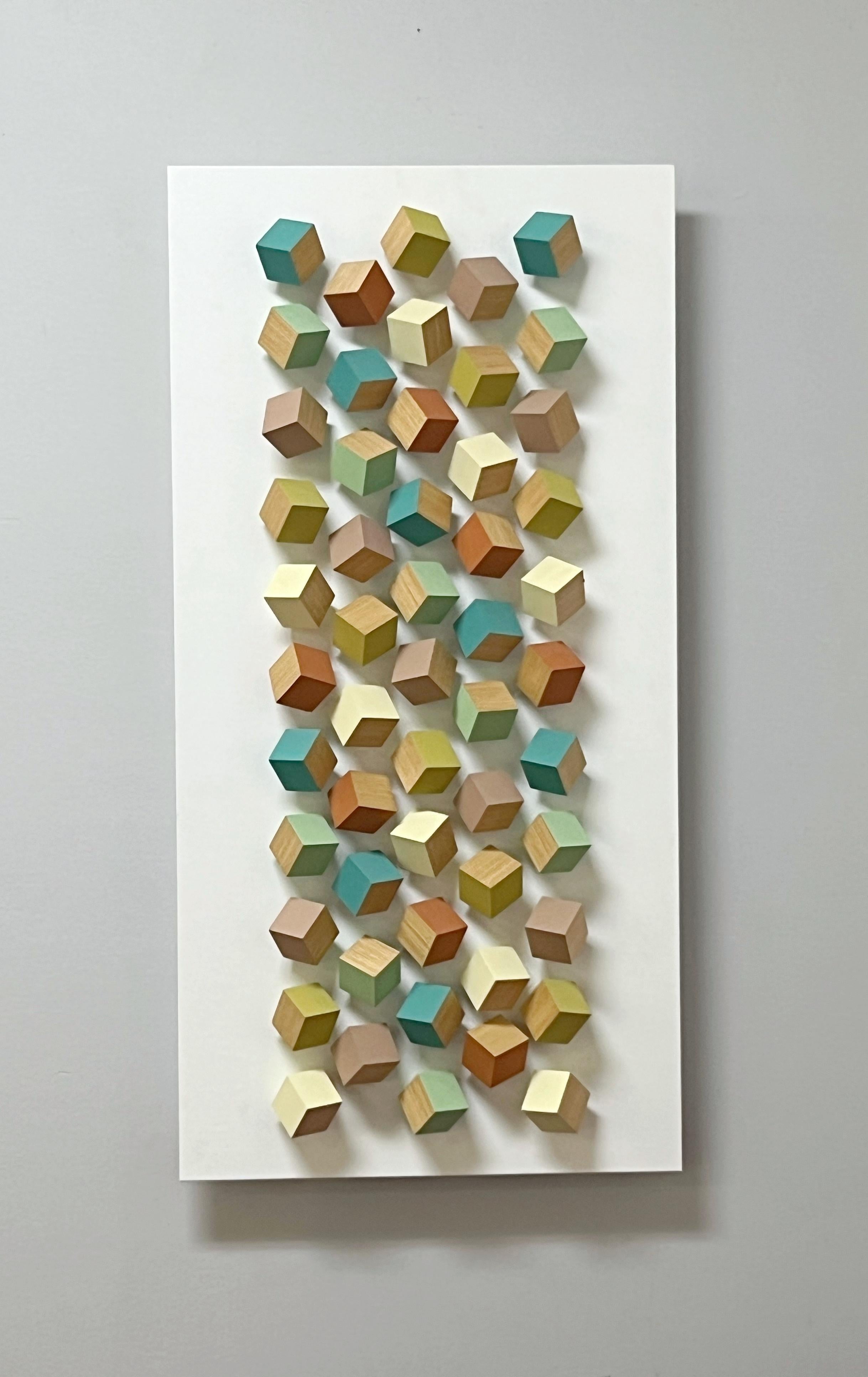 A “Big  Cubes” wall sculpture by Cicero Silva.!
