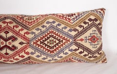Cicim Body Pillow Fashioned from an Anatolian Cicim Kilim, 1930s