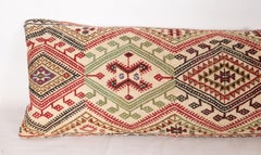 Cicim Body Pillow Fashioned from an Anatolian Cicim Kilim, 1930s