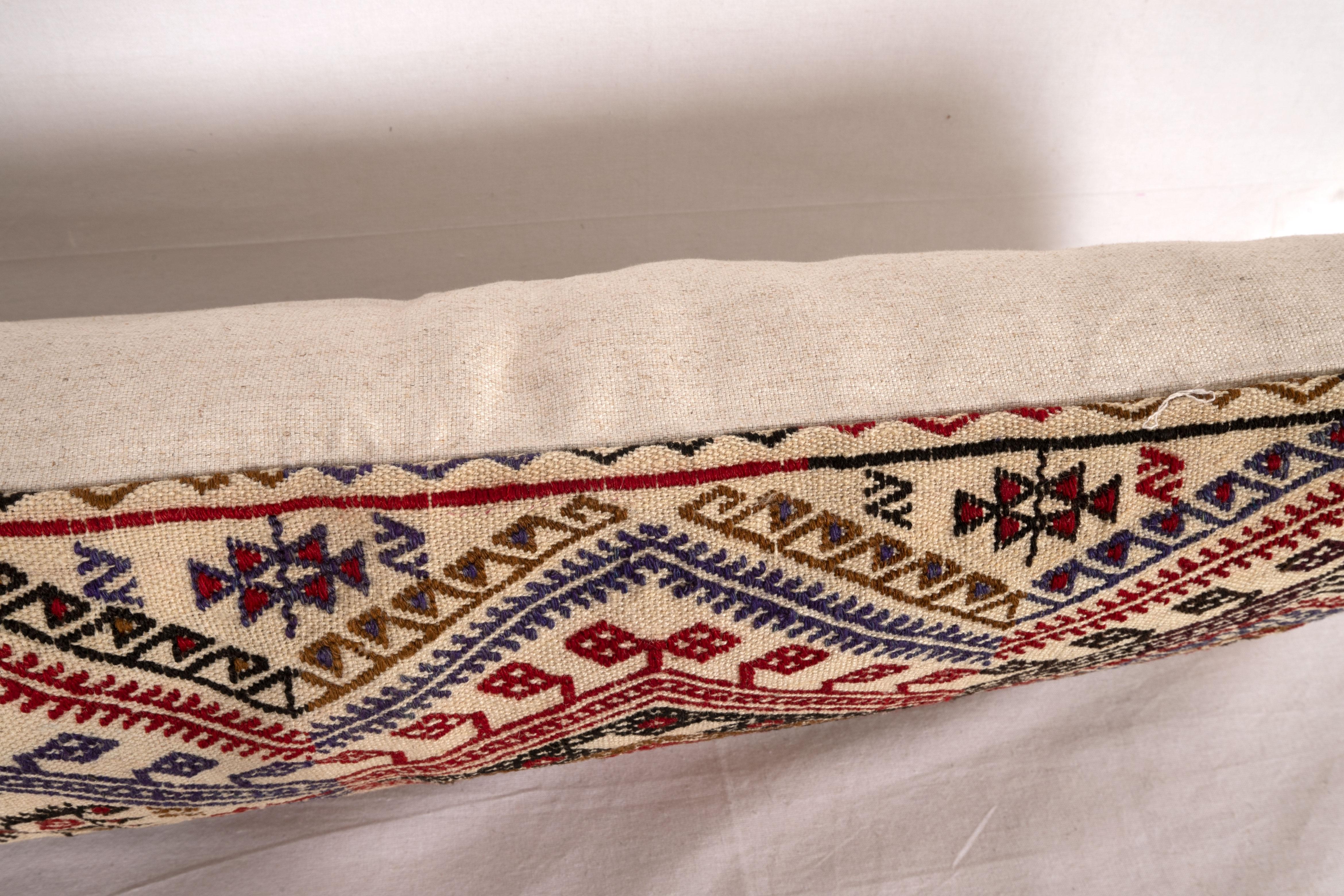 20th Century Cicim Kilim Pillow Fashioned from an Anatolian Cicim Kilim, 1930s