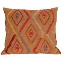 Cicim Pillow Case Fashioned from an Anatolian Cicim Cover, Early 20th Century