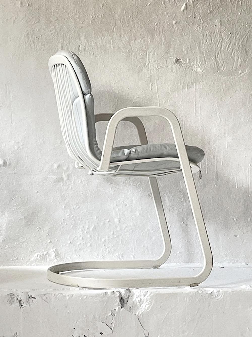 Fauteuil de salle à manger Cidue par Willy Rizzo Italie 1970 en vente 4