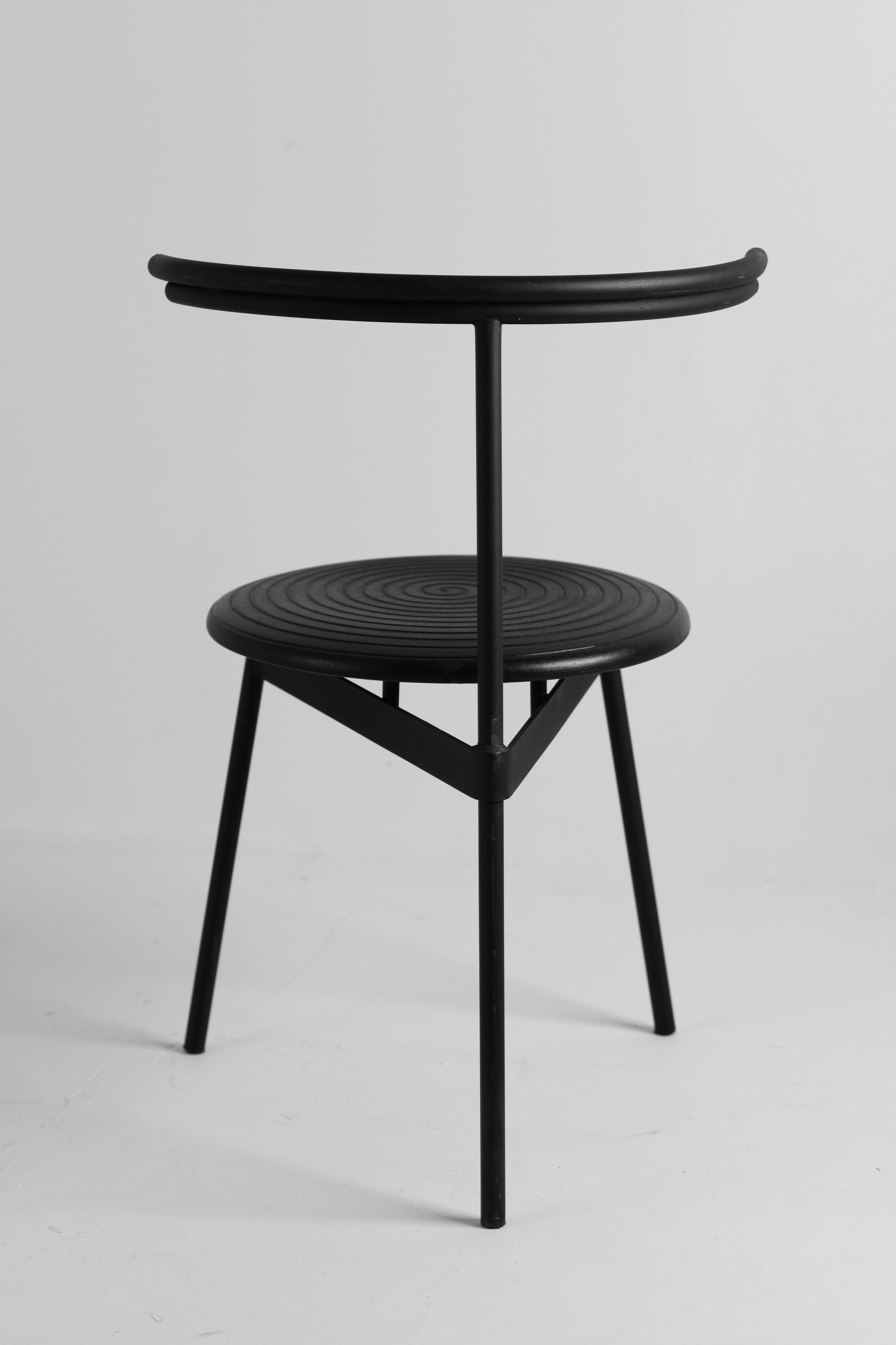 Cidue Memphis 3-Legged Side Chair Italian Made For Sale 5