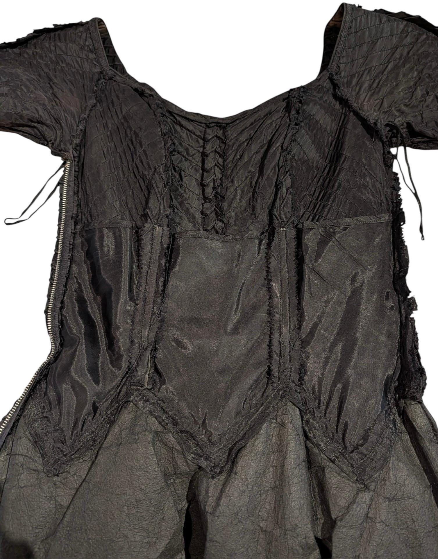 Ciel Chapman 1950s Chevron Corded Cocktail Dress en vente 9