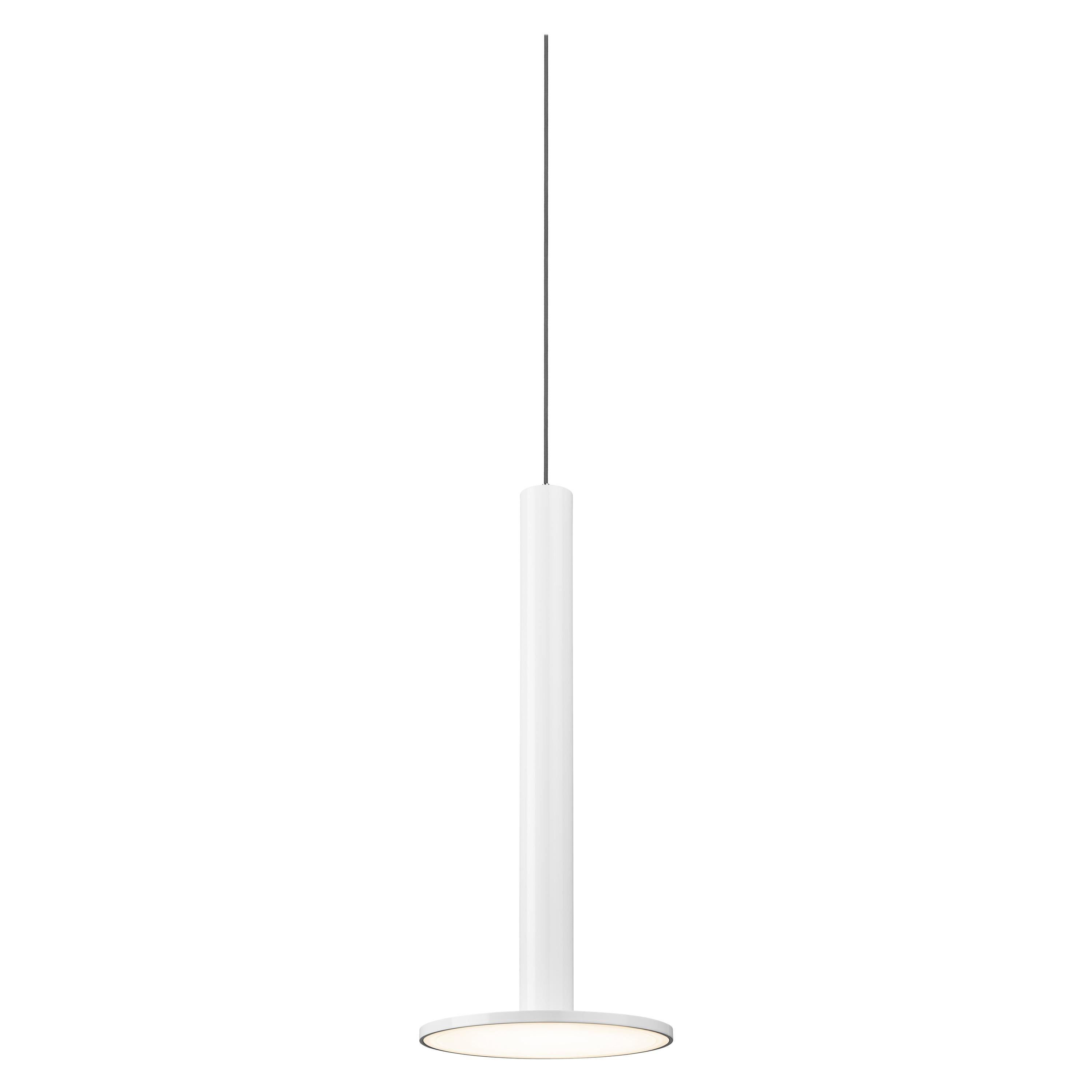 Cielo Extra Large Pendant Light in Gloss White by Pablo Designs For Sale