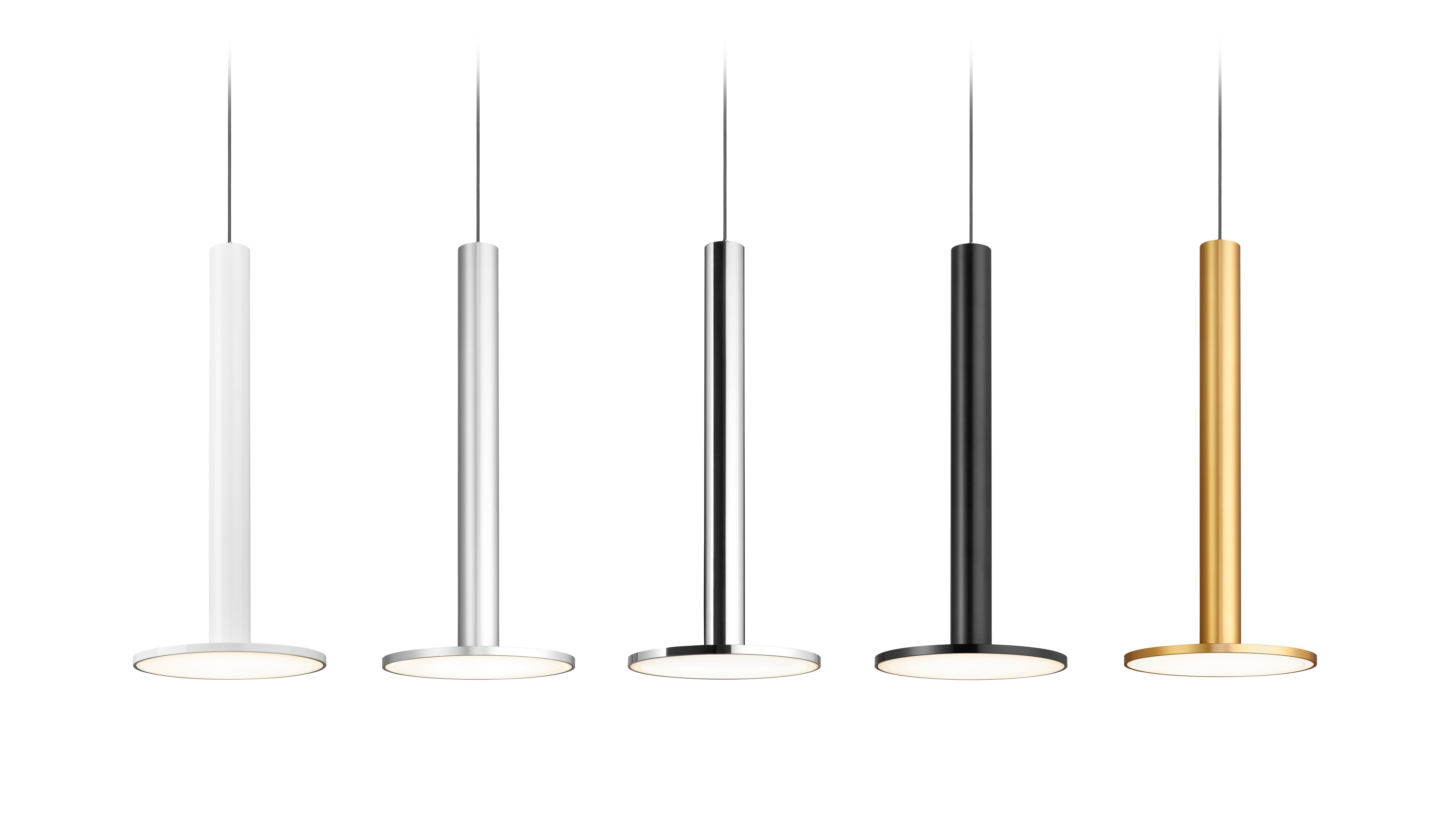 The minimalist Cielo pendant series is expanding to include the stunning new Cielo XL, a taller and slimmer design offering premium machined aluminium finishes and boasting a warm and brilliant 1200 lumen output. Cielo XL is scaled perfectly for