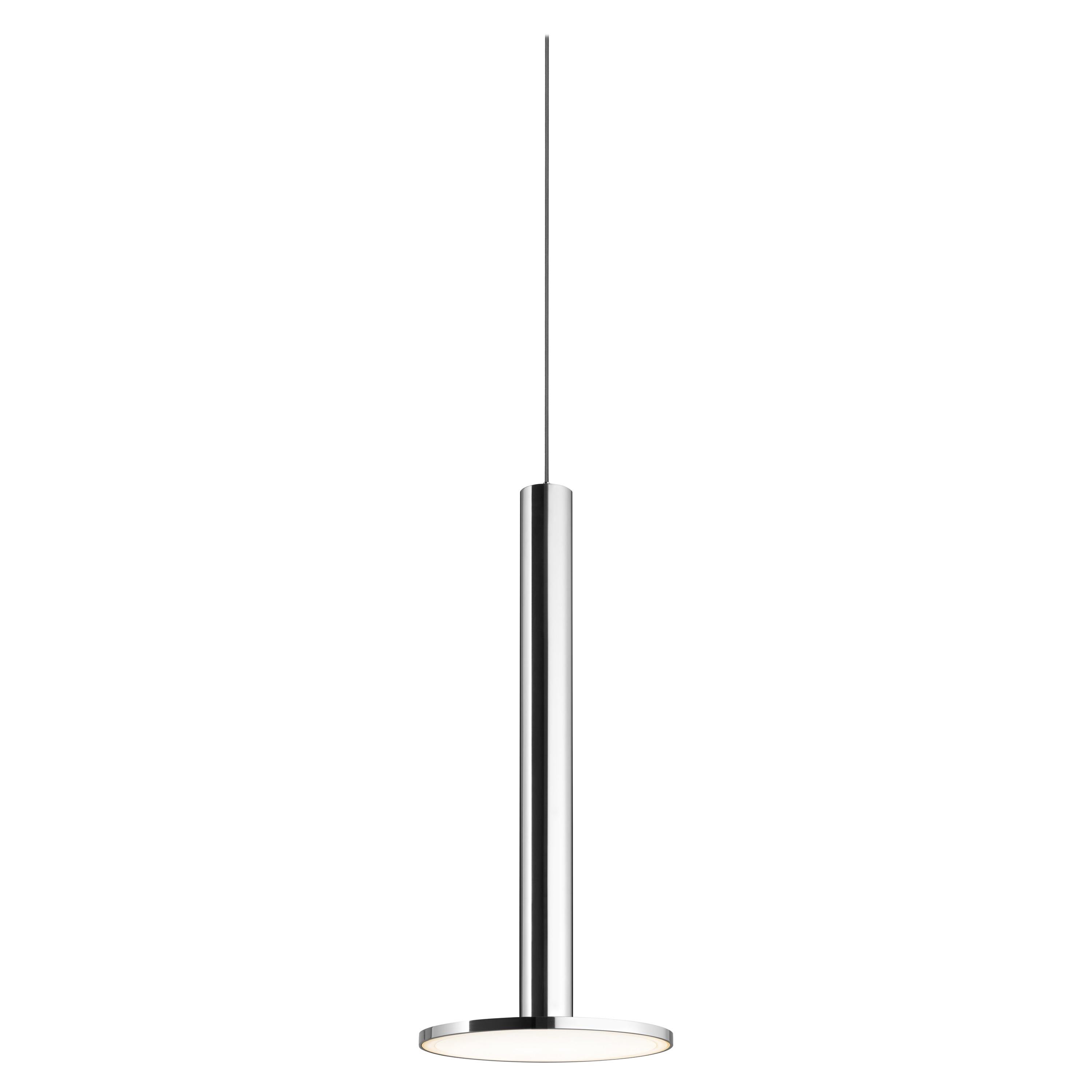 Cielo XL Pendant Light in Polished Aluminium by Pablo Designs For Sale