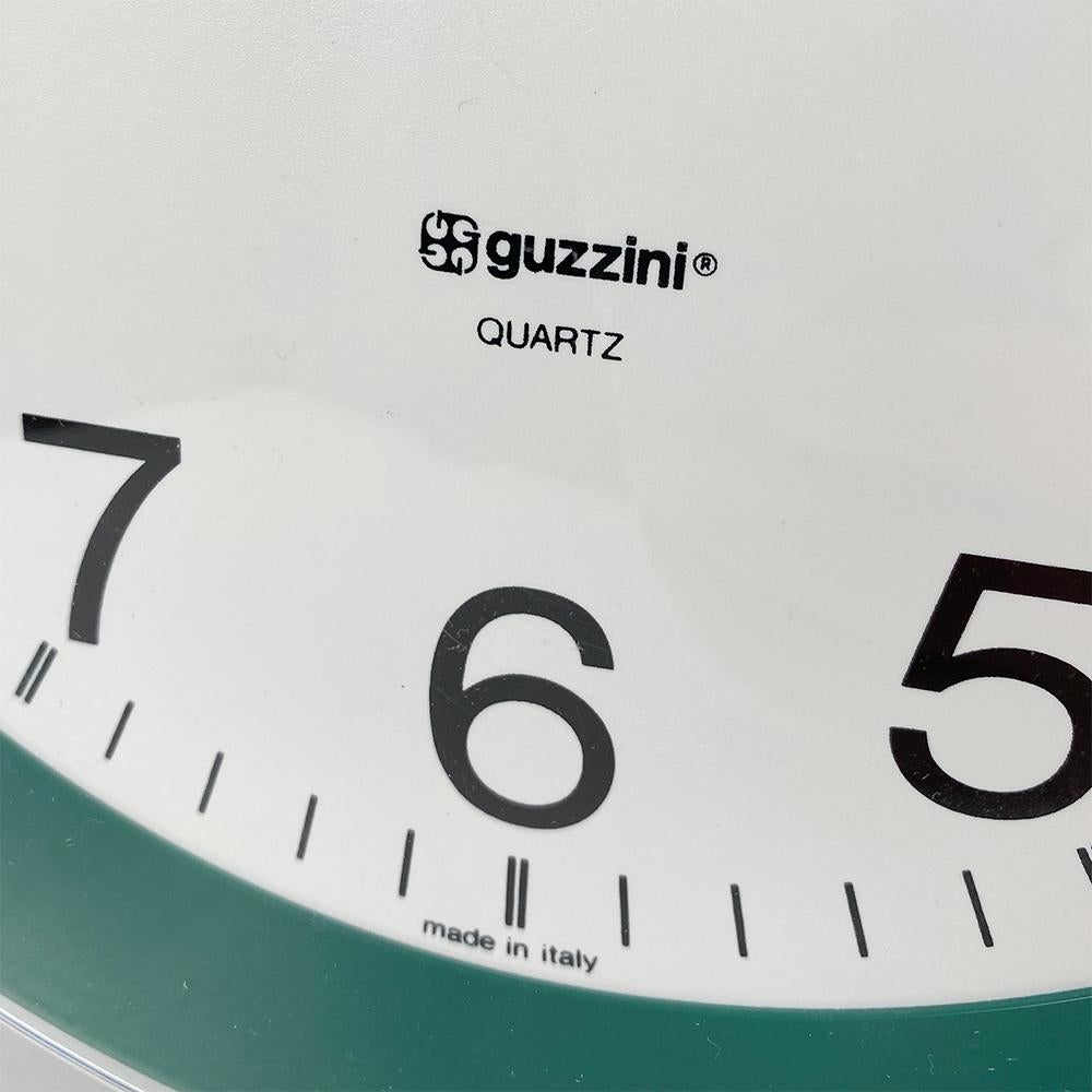 Cifre wall clock designed by Bruno Gecchelin Guzzini, 1990's

Green plastic and clear protector.

Working correctly. Keep the original box.

Measurements: 30 cm. of diameter 4 cm. height.