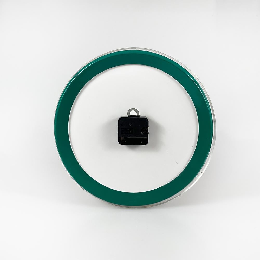 Plastic Cifre Wall Clock Designed by Bruno Gecchelin Guzzini, 1990's